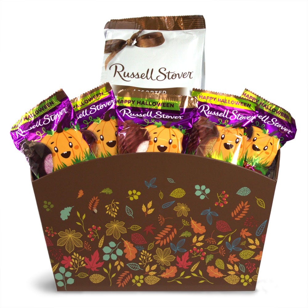 Assorted Chocolate Fall Gift Tote, 12.5 oz.