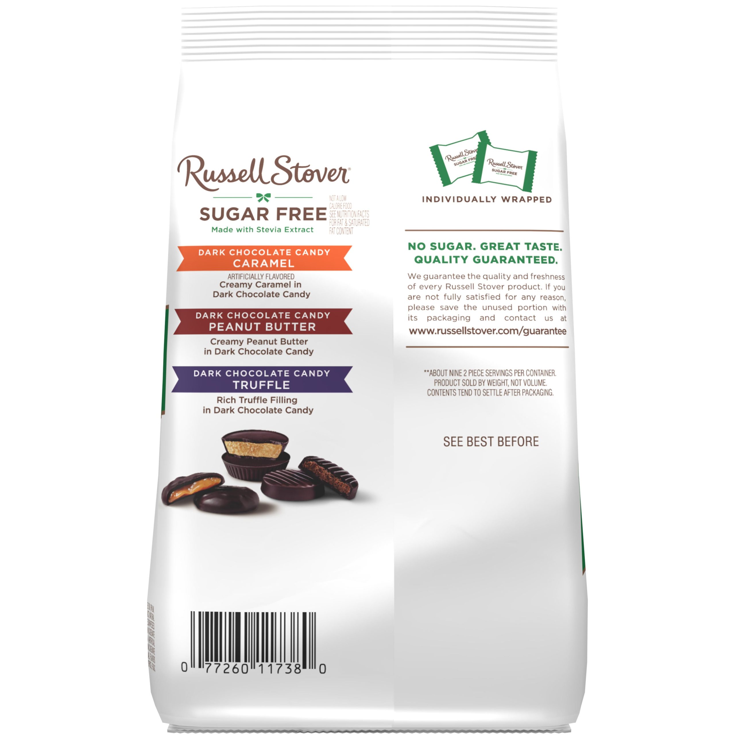 Sugar Free Dark Chocolate Candy Mix, 9 Oz. Bag - Image 8