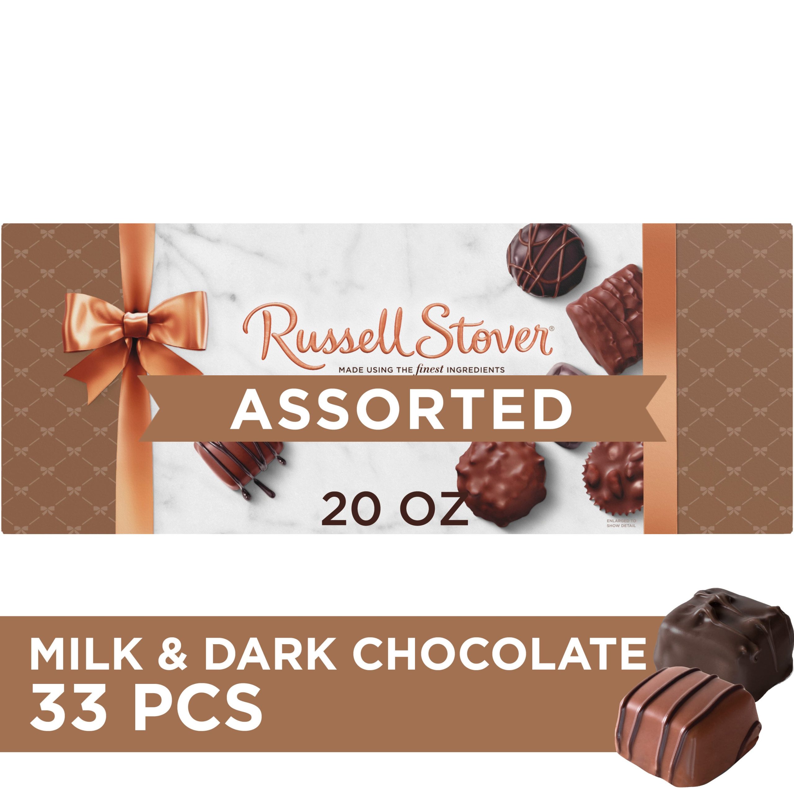 Milk and Dark Chocolate Pecan Delight Big Box, 17.35 oz box - Image 7