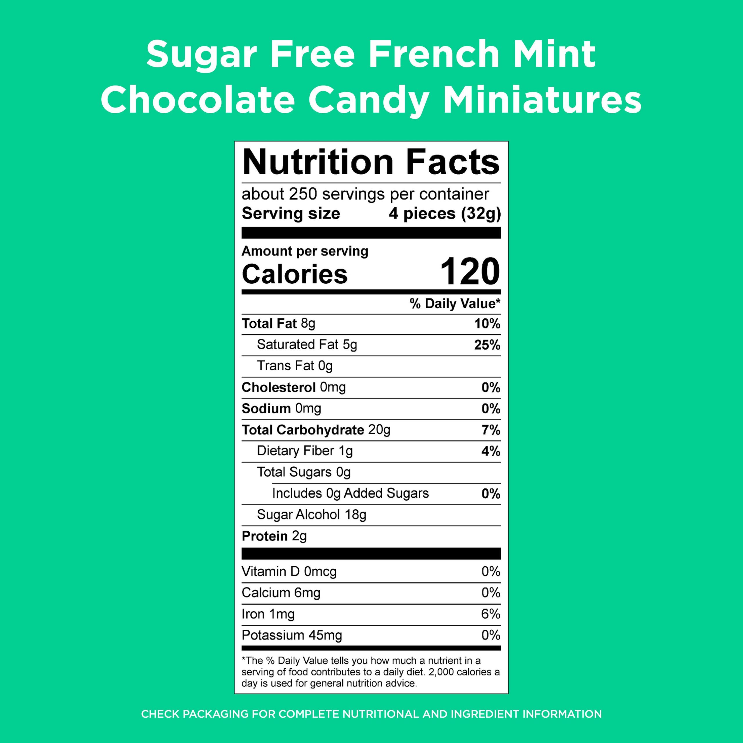Sugar Free Chocolate Candy Miniatures, 10 Oz. Box - Image 23