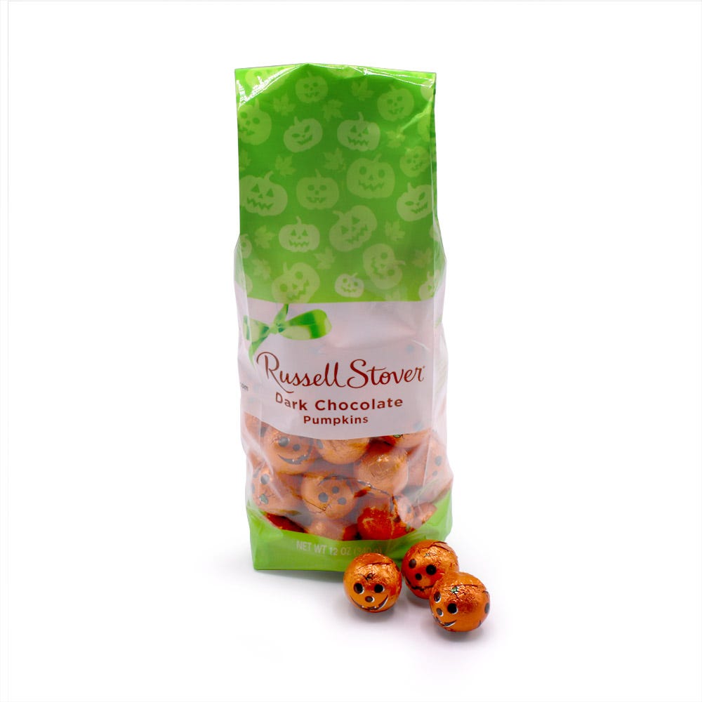 Halloween Solid Dark Chocolate Pumpkins, 12 Oz. Bag