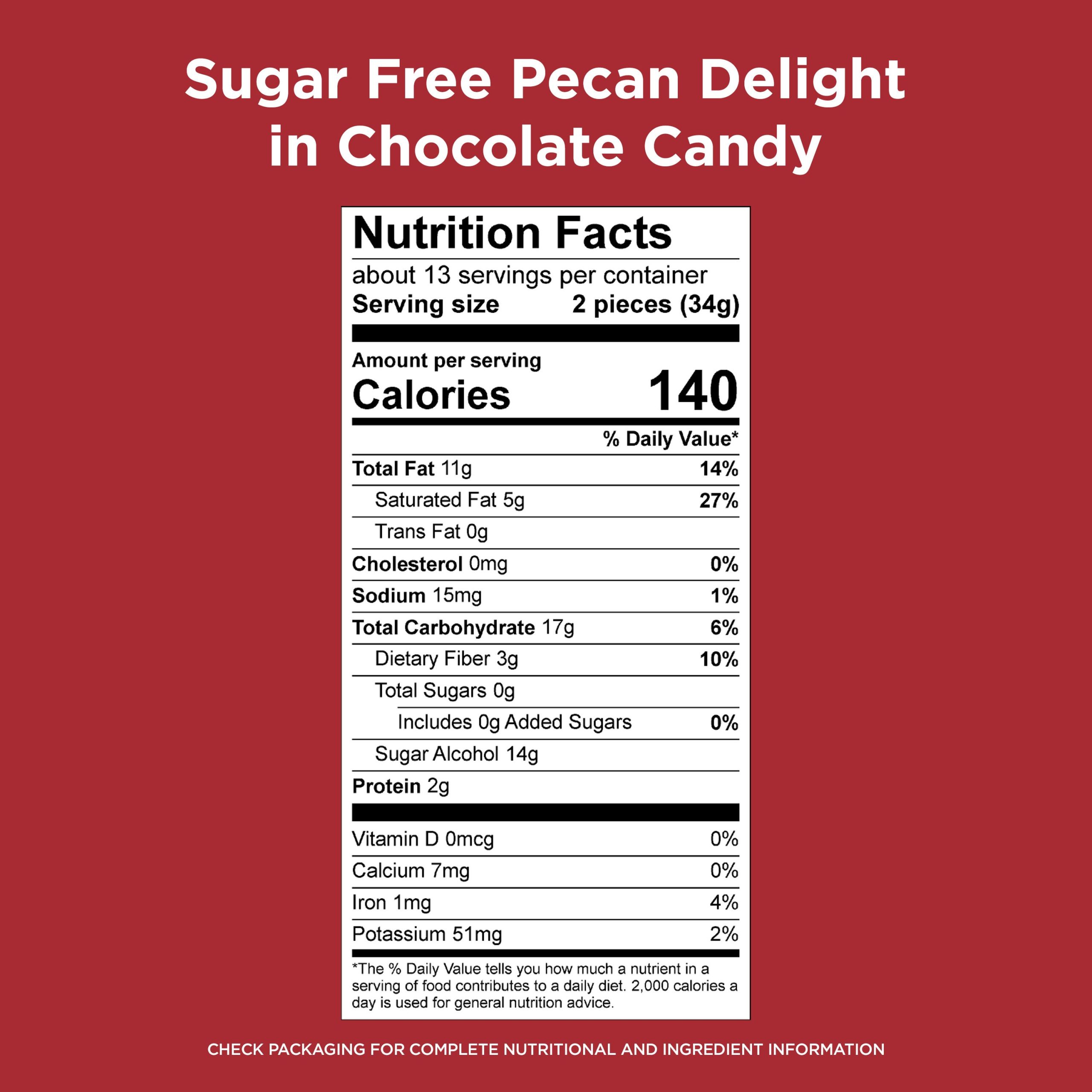 Sugar Free Assorted Caramels In Chocolate Candy, 15.3 Oz. Bag - Image 25