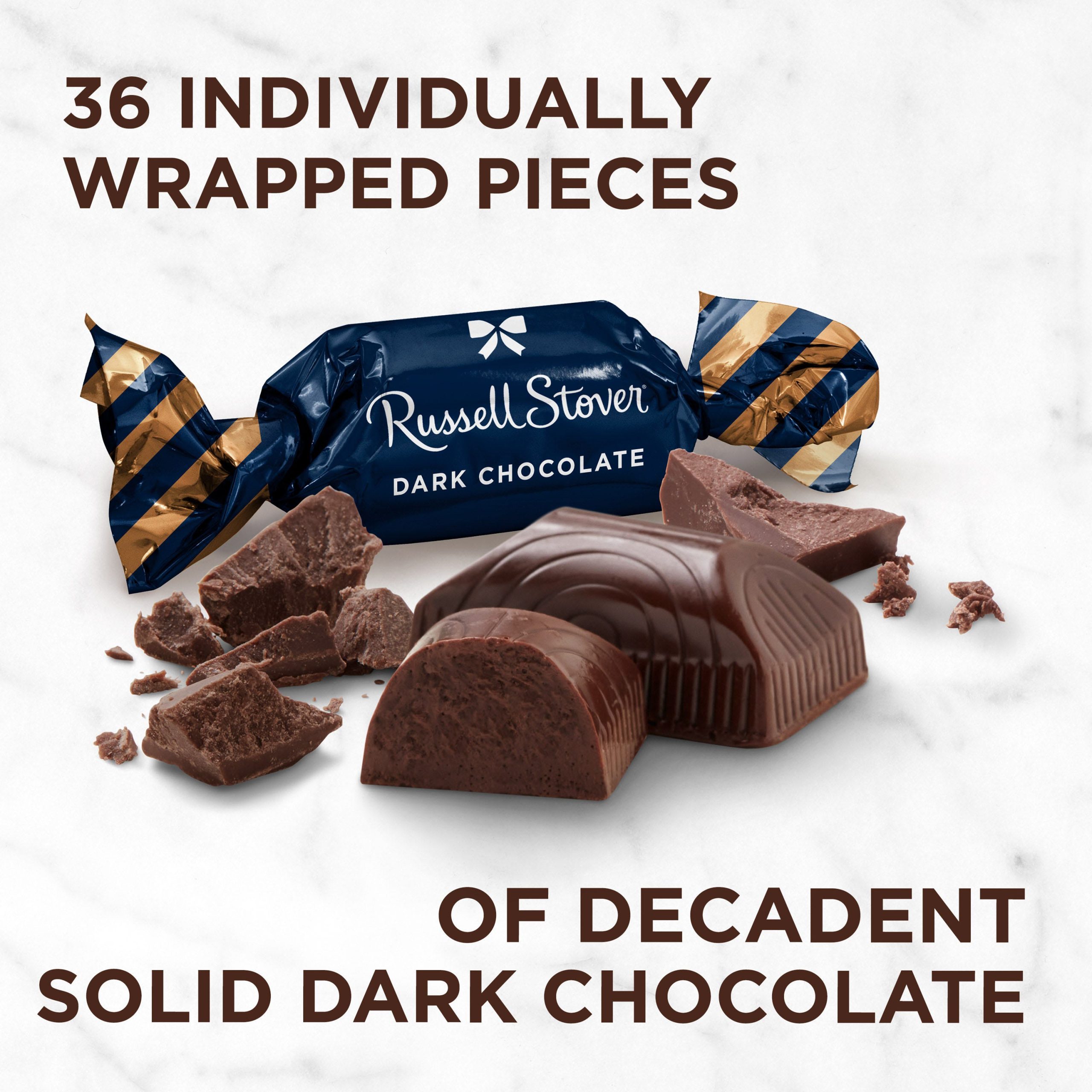Dark Chocolate Miniatures, 10 oz. Box - Image 2