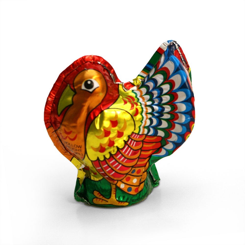 Milk Chocolate Candy Turkey, 1 Oz.