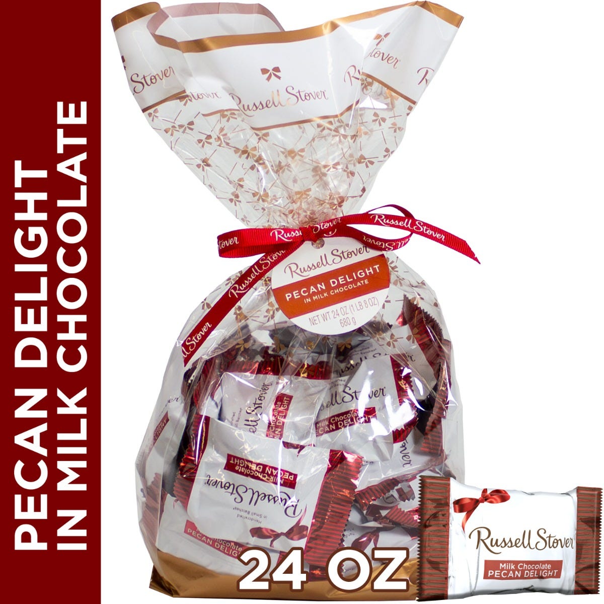 Milk Chocolate Pecan Delights, 24 oz. bag