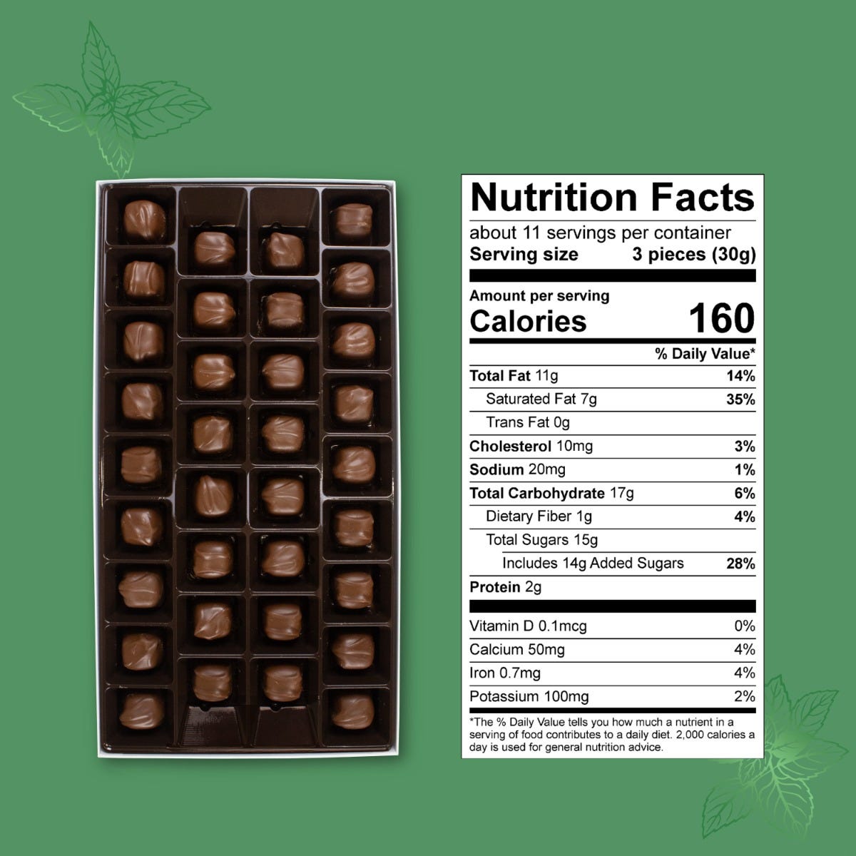 Milk Chocolate French Mints Gift Box, 12 oz. - Image 7