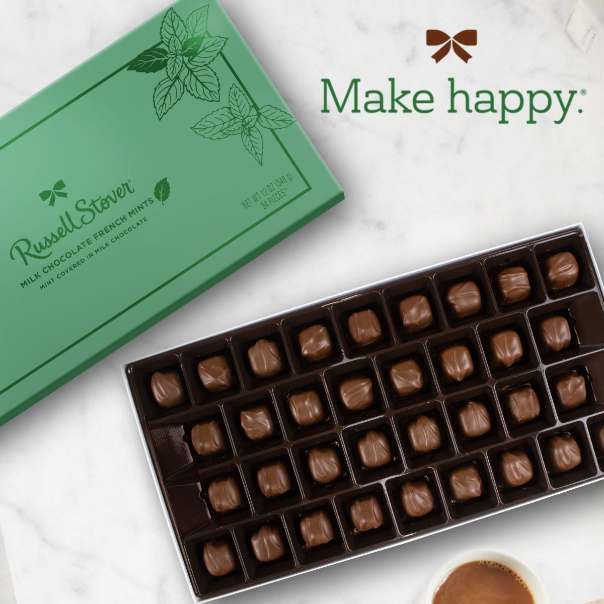 Milk Chocolate French Mints Gift Box, 12 oz. - Image 8
