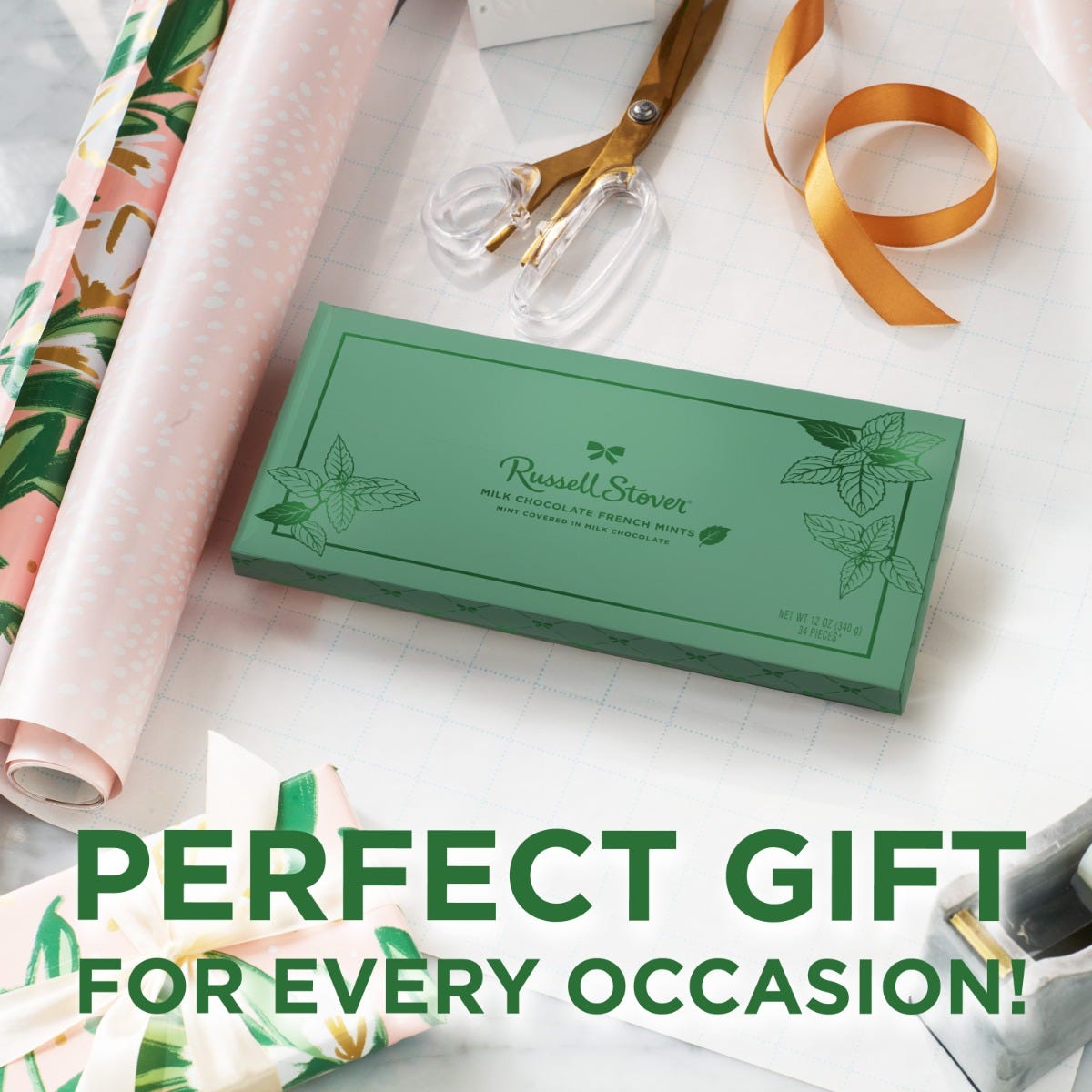 Milk Chocolate French Mints Gift Box, 12 oz. - Image 4