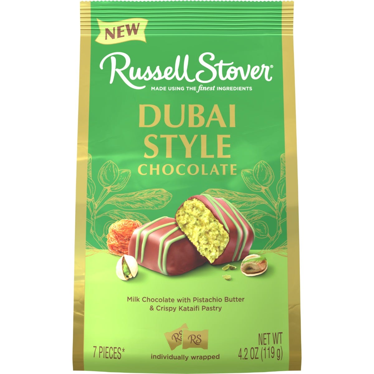 Dubai Style Milk Chocolate Mini Gusset Bag, 4.2oz - Image 8