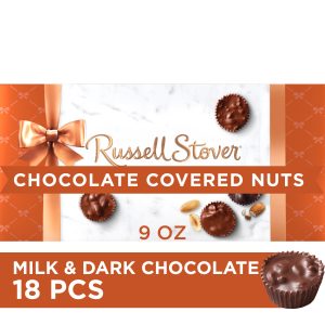 Chocolate Covered Nuts, 9 oz. Box