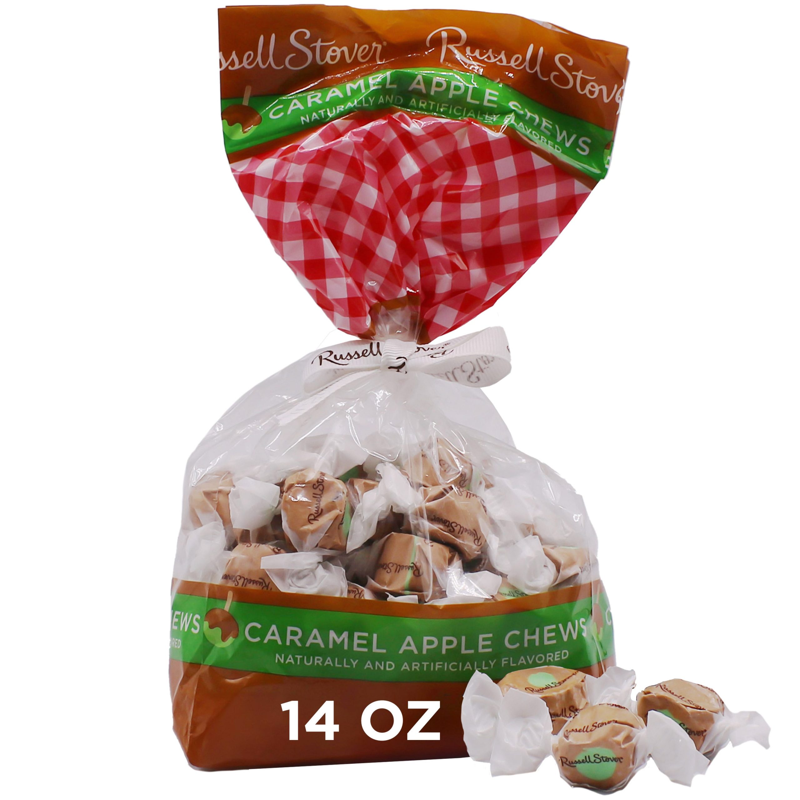 Halloween Caramel Apple Salt Water Taffy Candy, 14 Oz. Bag - Image 2