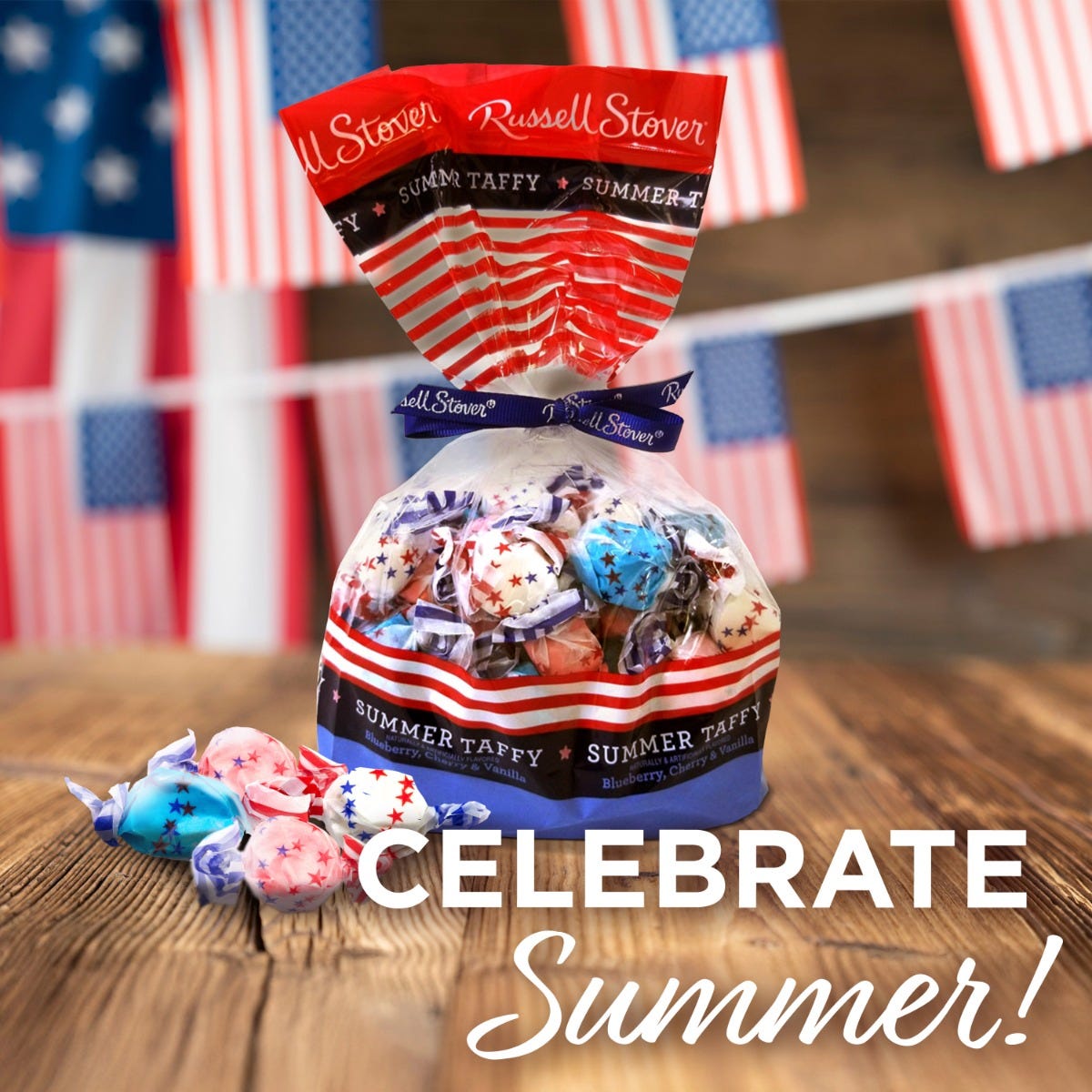 Americana Salt Water Taffy, 14 oz. Bag - Image 3