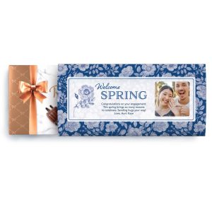 Botanical Blossoms Navy Spring Box, 9.4 oz.