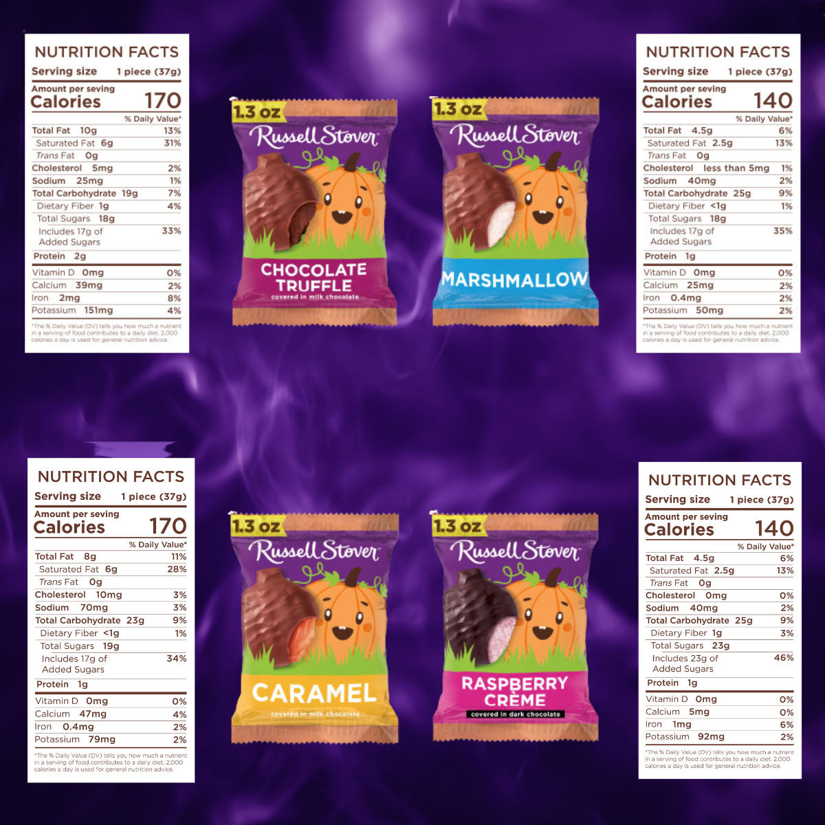Assorted 40 Piece Chocolate Pumpkins Box, 3.25 lb. - Image 2