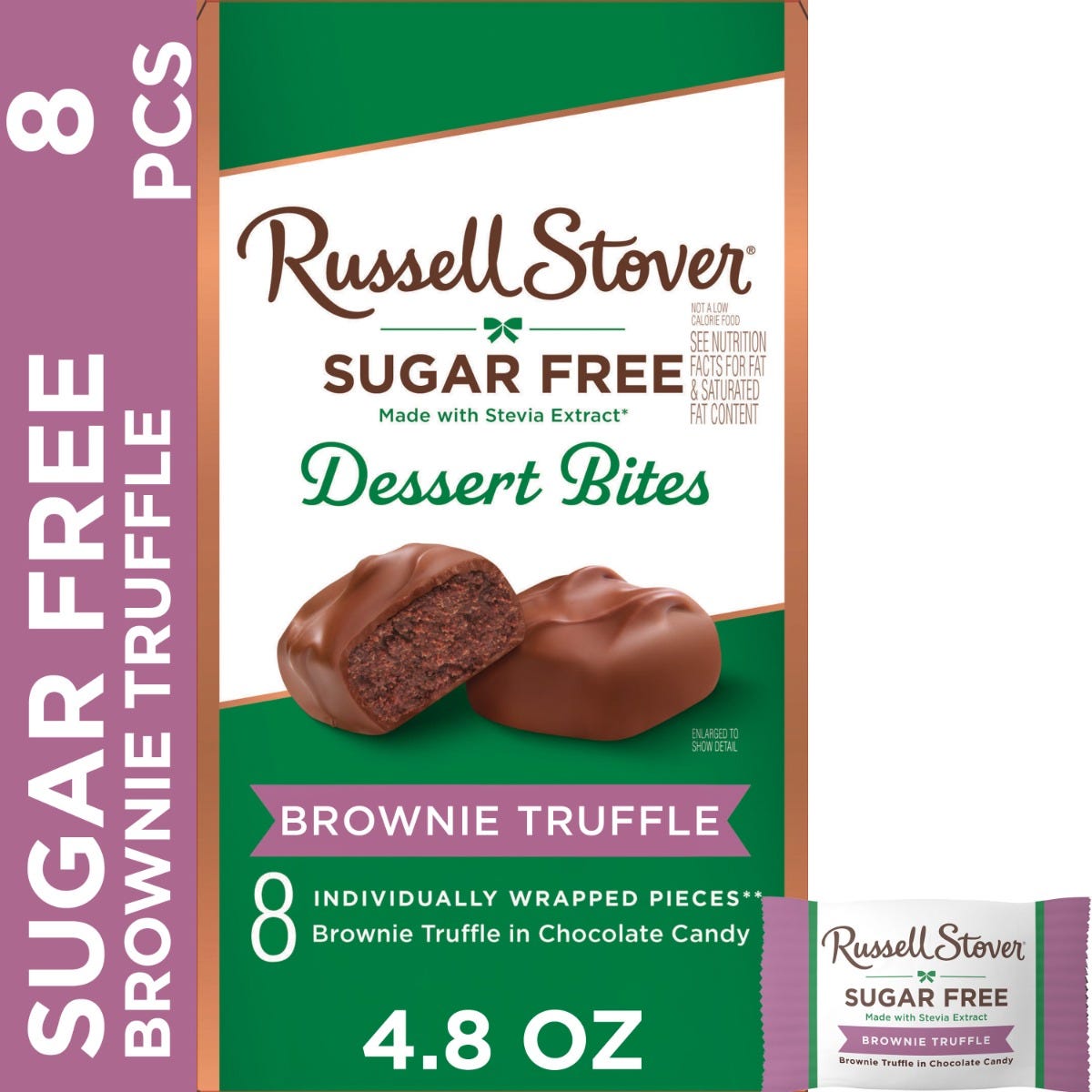Sugar Free Brownie Truffle Dessert Bites, 4.8 Oz.