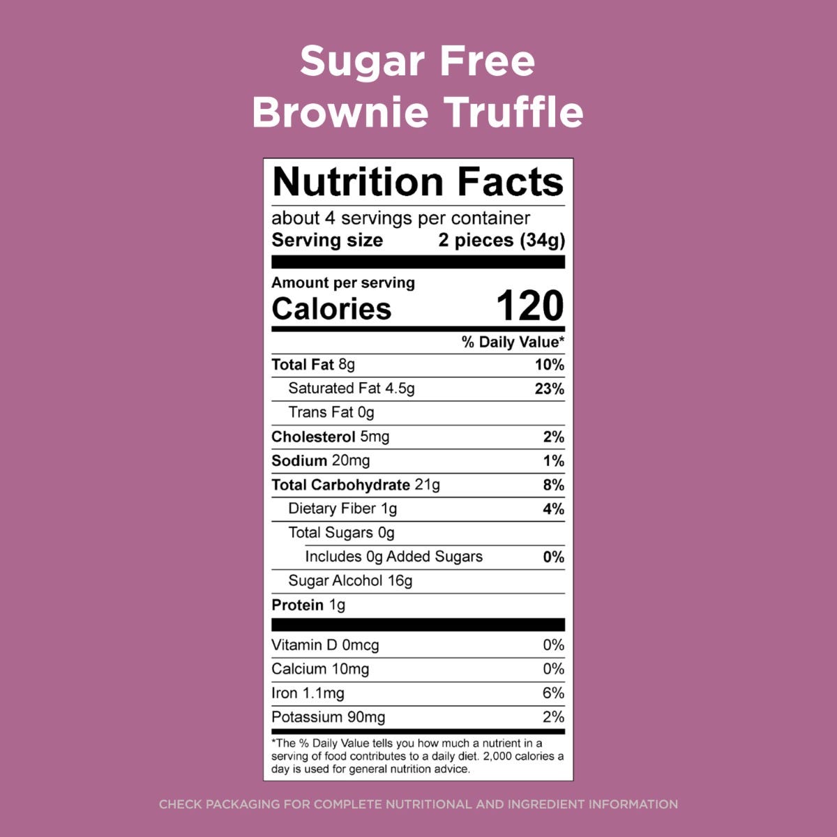 Sugar Free Brownie Truffle Dessert Bites, 4.8 Oz. - Image 5