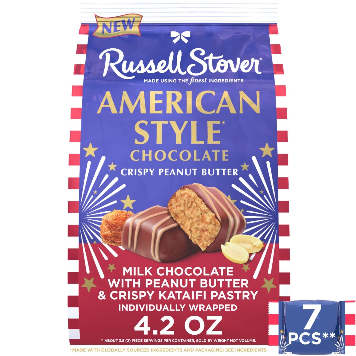Dubai Style Milk Chocolate Mini Gusset Bag, 4.2oz - Image 21
