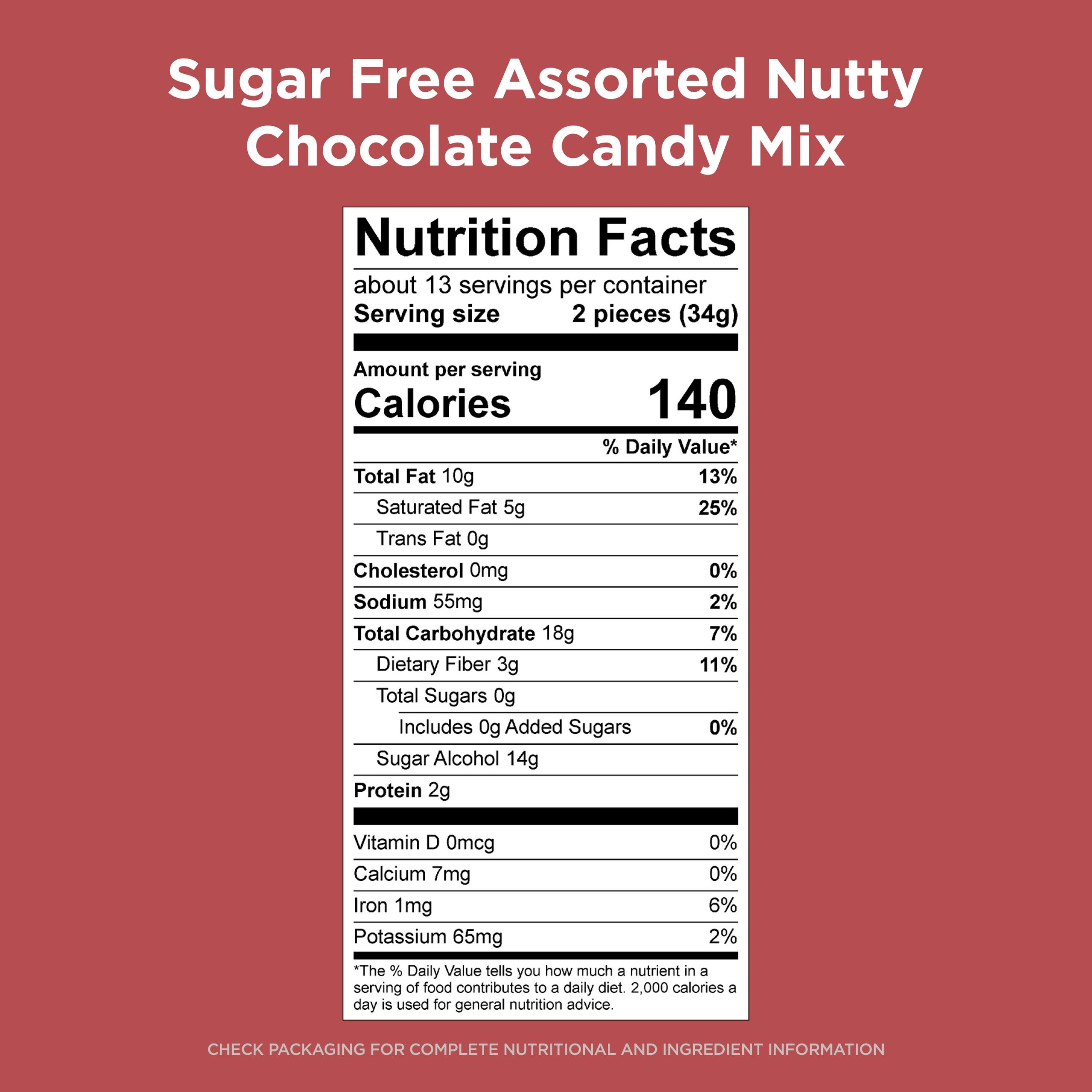Sugar Free Assorted Chocolate Candy, 15.7 Oz. Bag - Image 24