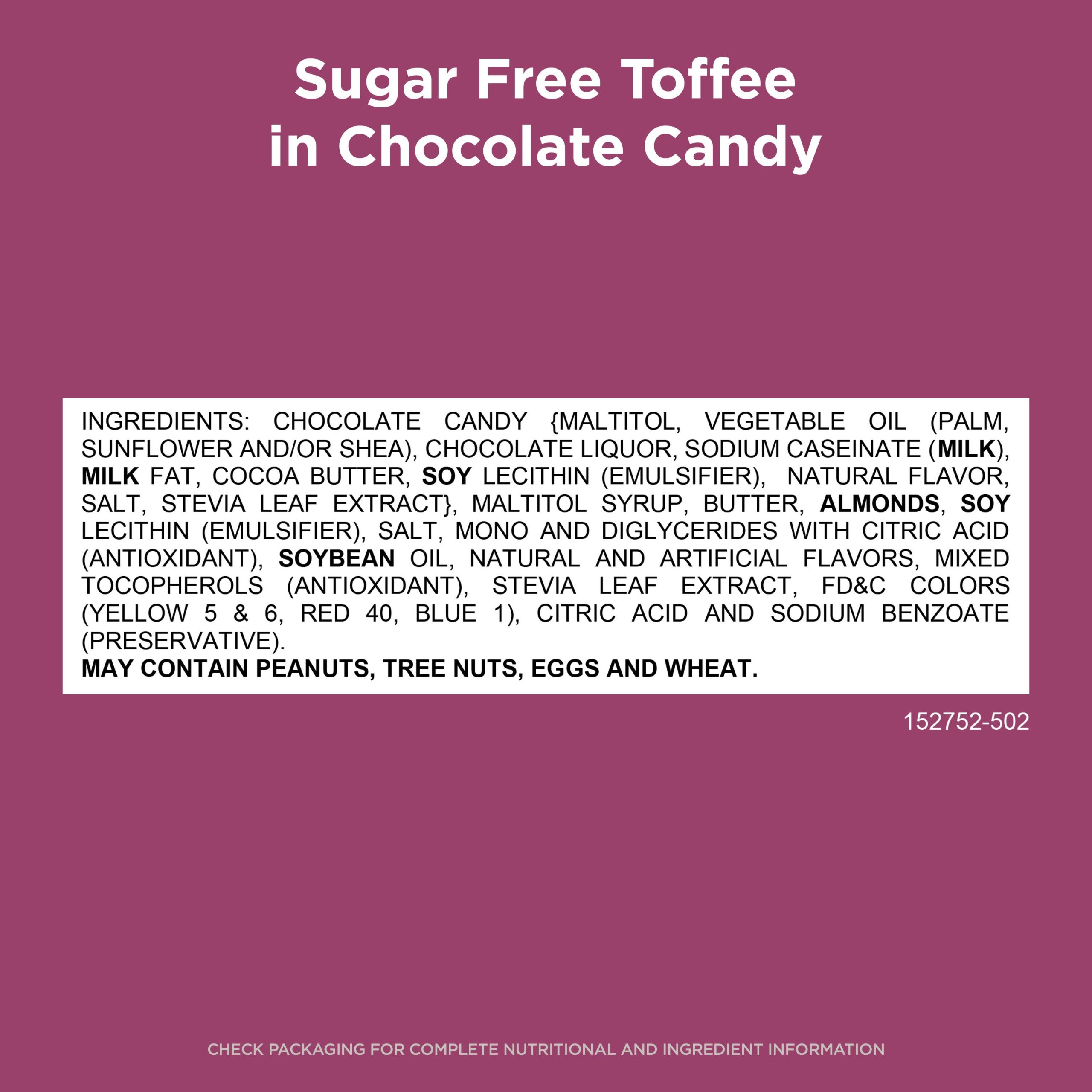 Sugar Free Solid Dark Chocolate Candy Gift Bag, 24 Oz. - Image 30