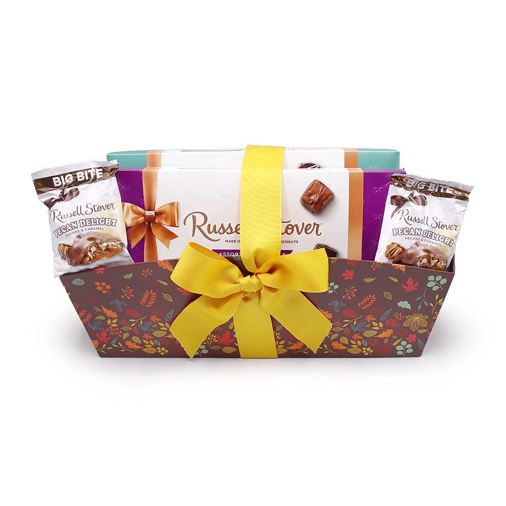 Deluxe Assorted Chocolate Fall Gift Basket, 22.4 oz.