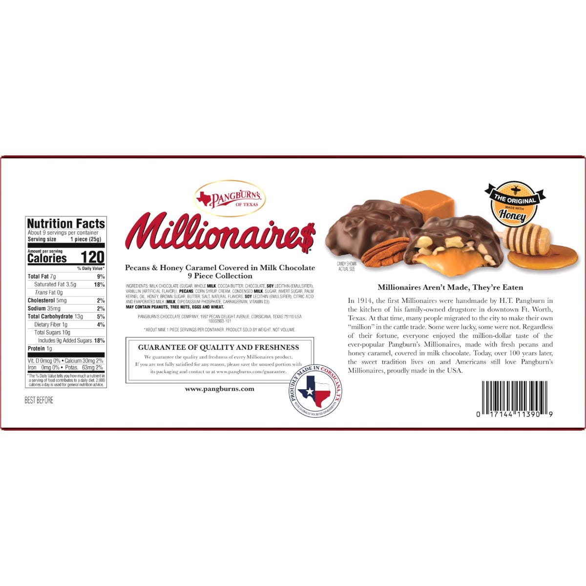 Pangburn's Millionaires Milk Chocolate, 8 oz box - Image 5