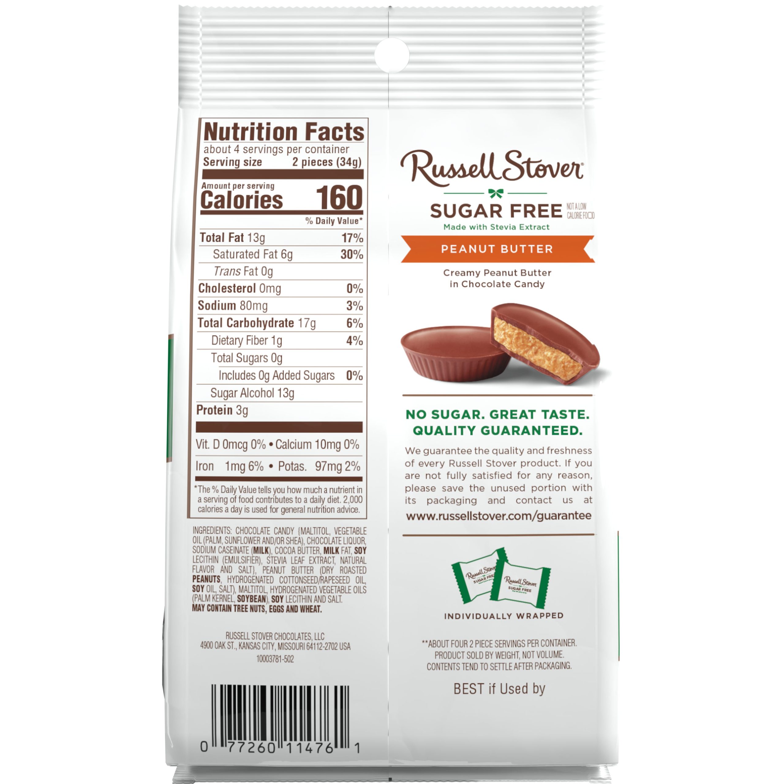 Sugar Free Pecan Delight Chocolate Candy, 4.7 Oz. Bag - Image 37