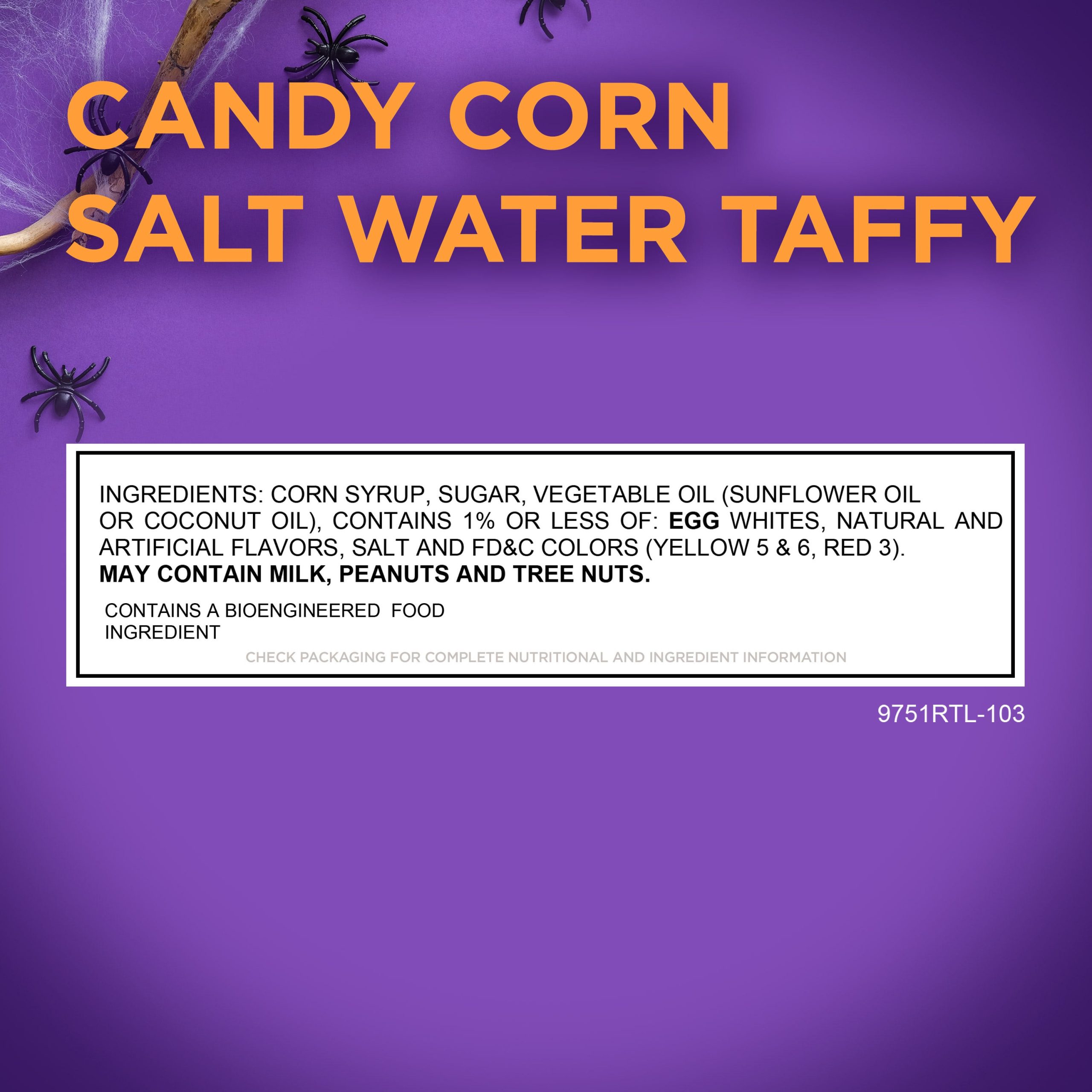Halloween Candy Corn Salt Water Taffy, 14 Oz. Bag - Image 6