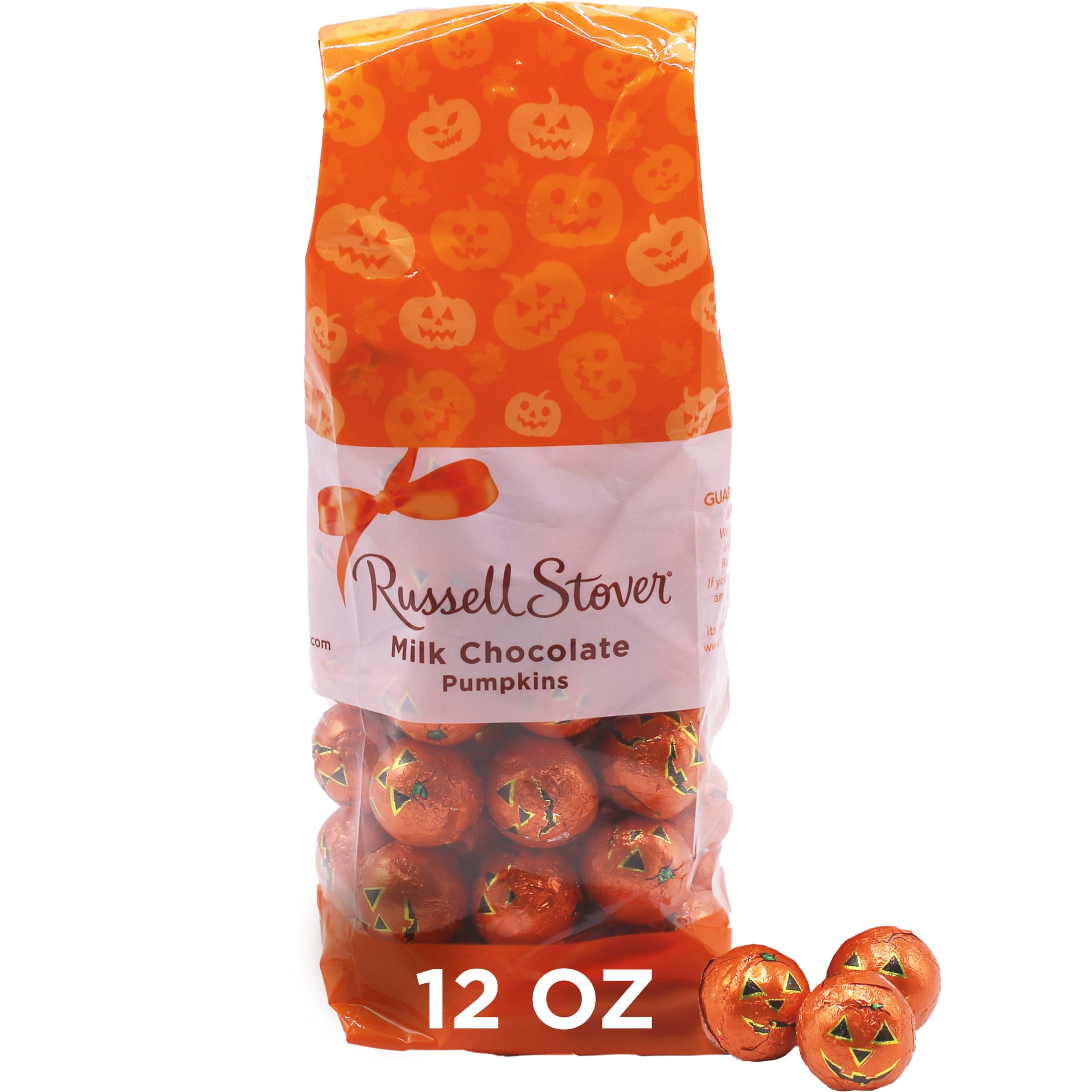 Halloween Solid Milk Chocolate Pumpkins, 12 Oz. Bag - Image 2