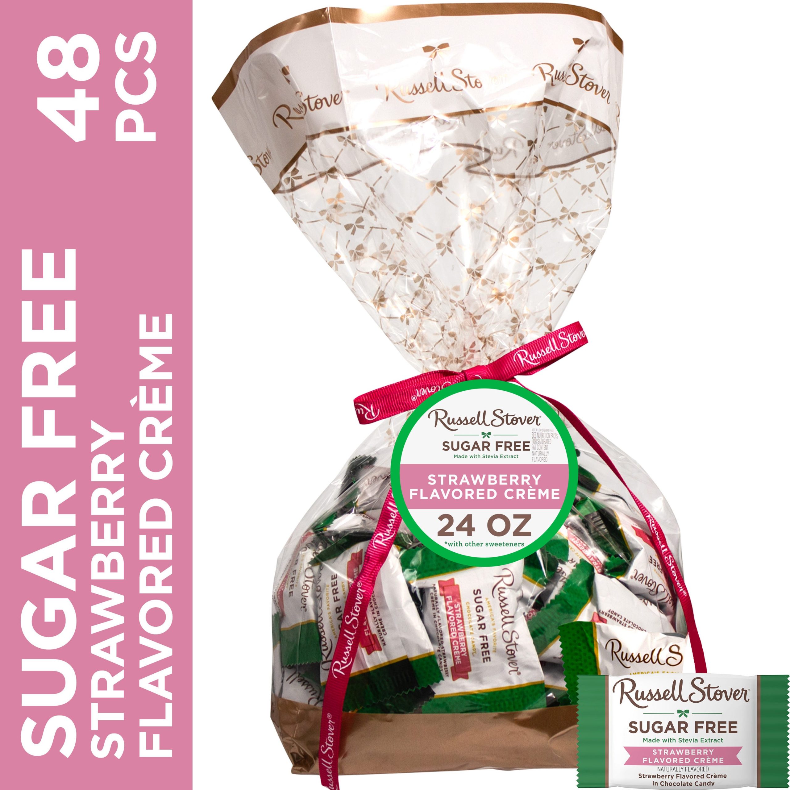 Sugar Free Solid Dark Chocolate Candy Gift Bag, 24 Oz. - Image 10