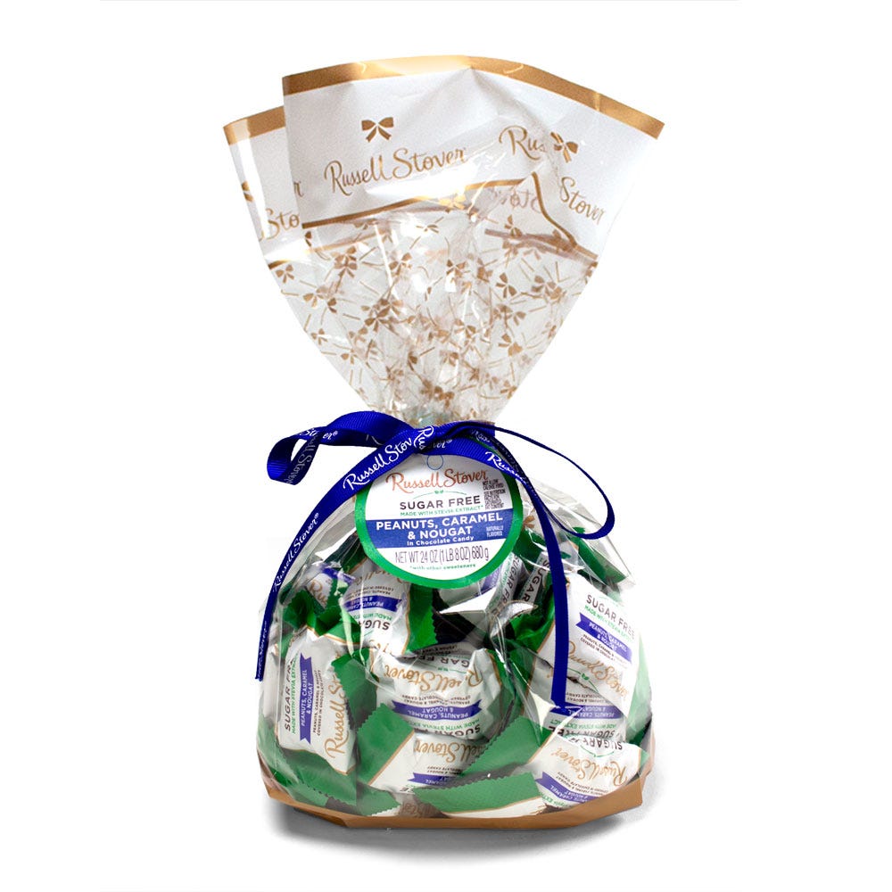 Sugar Free Solid Dark Chocolate Candy Gift Bag, 24 Oz. - Image 48