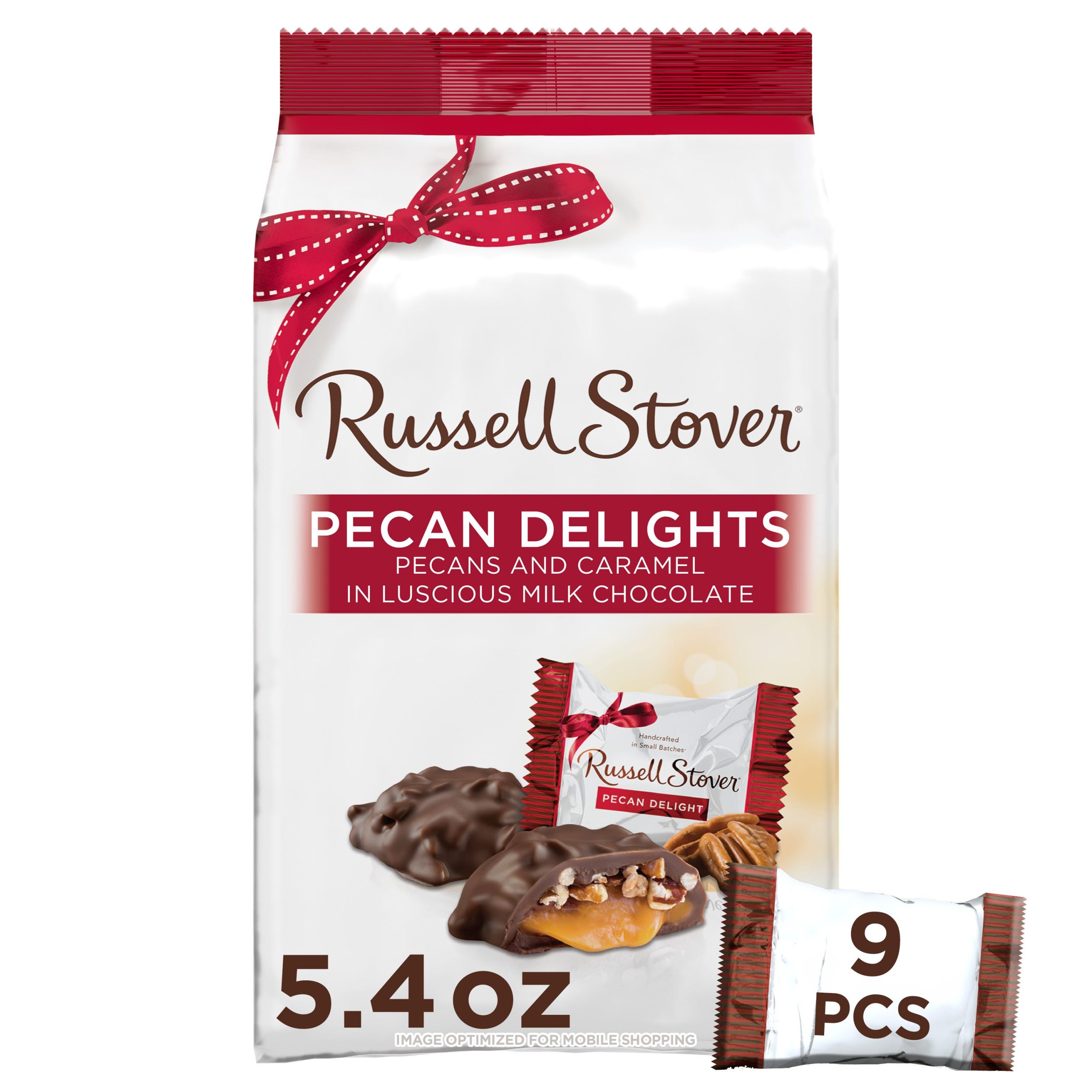 Milk Chocolate Pecan Delight Favorites, 5.4 oz. Bag