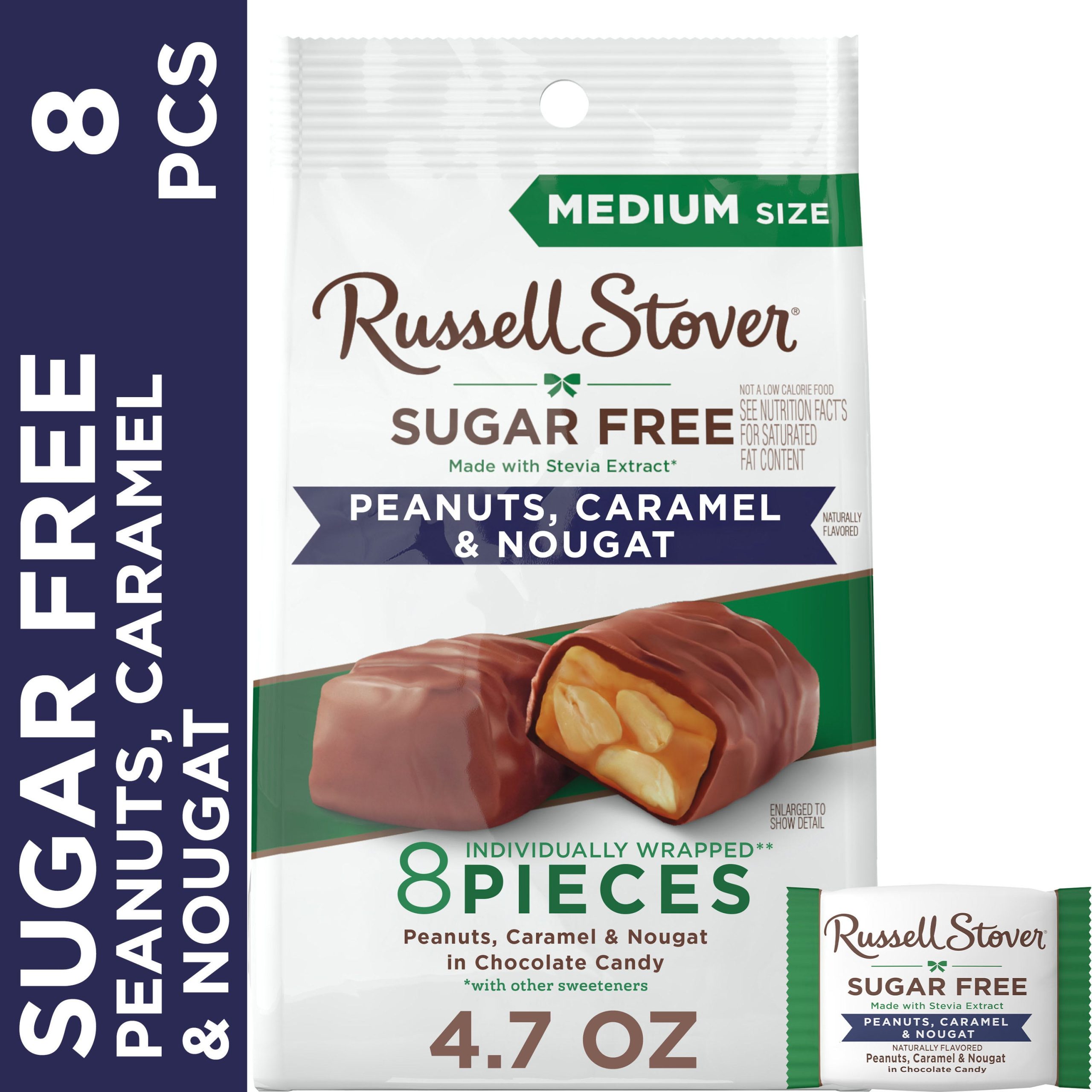Sugar Free Pecan Delight Chocolate Candy, 4.7 Oz. Bag - Image 38