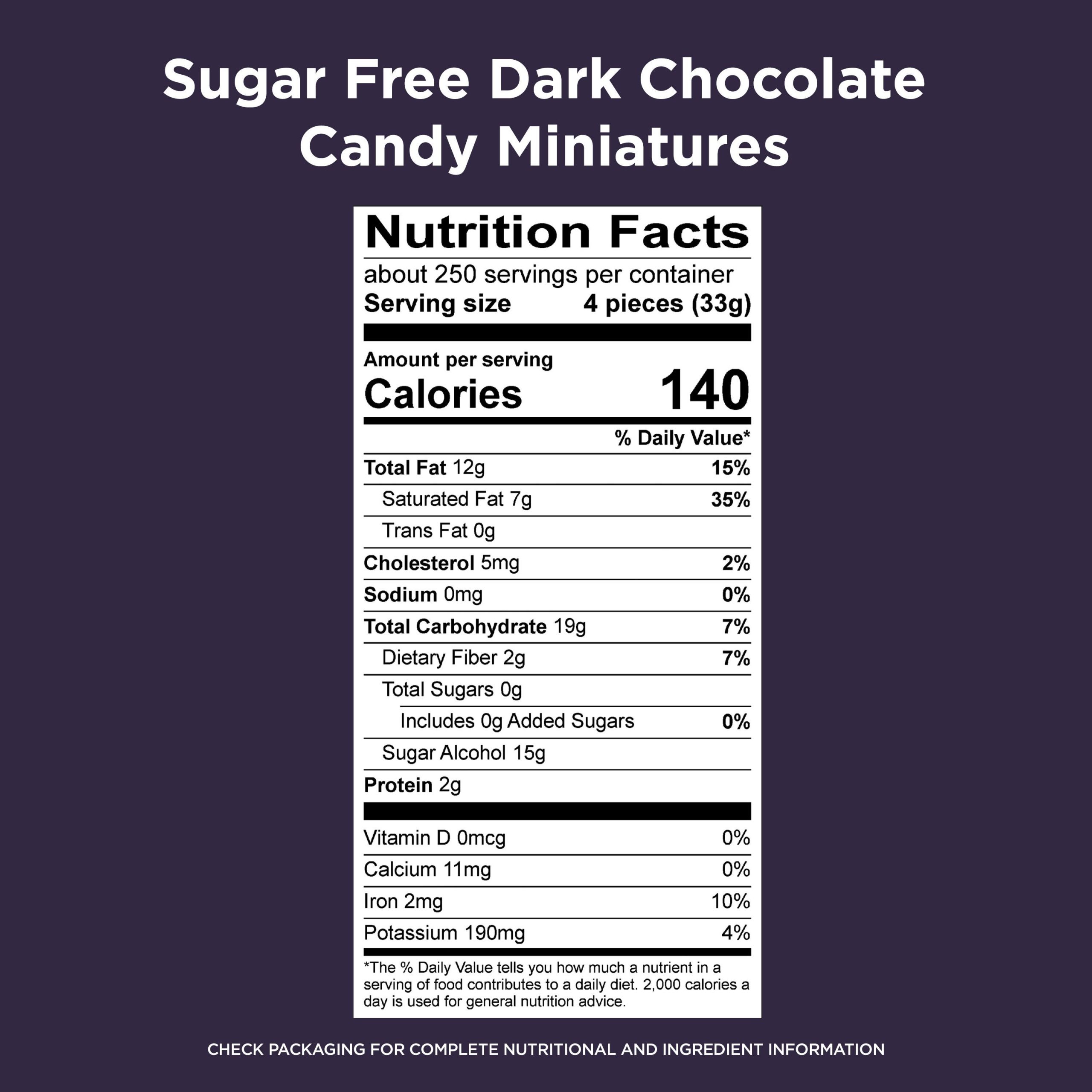 Sugar Free Chocolate Candy Miniatures, 10 Oz. Box - Image 15