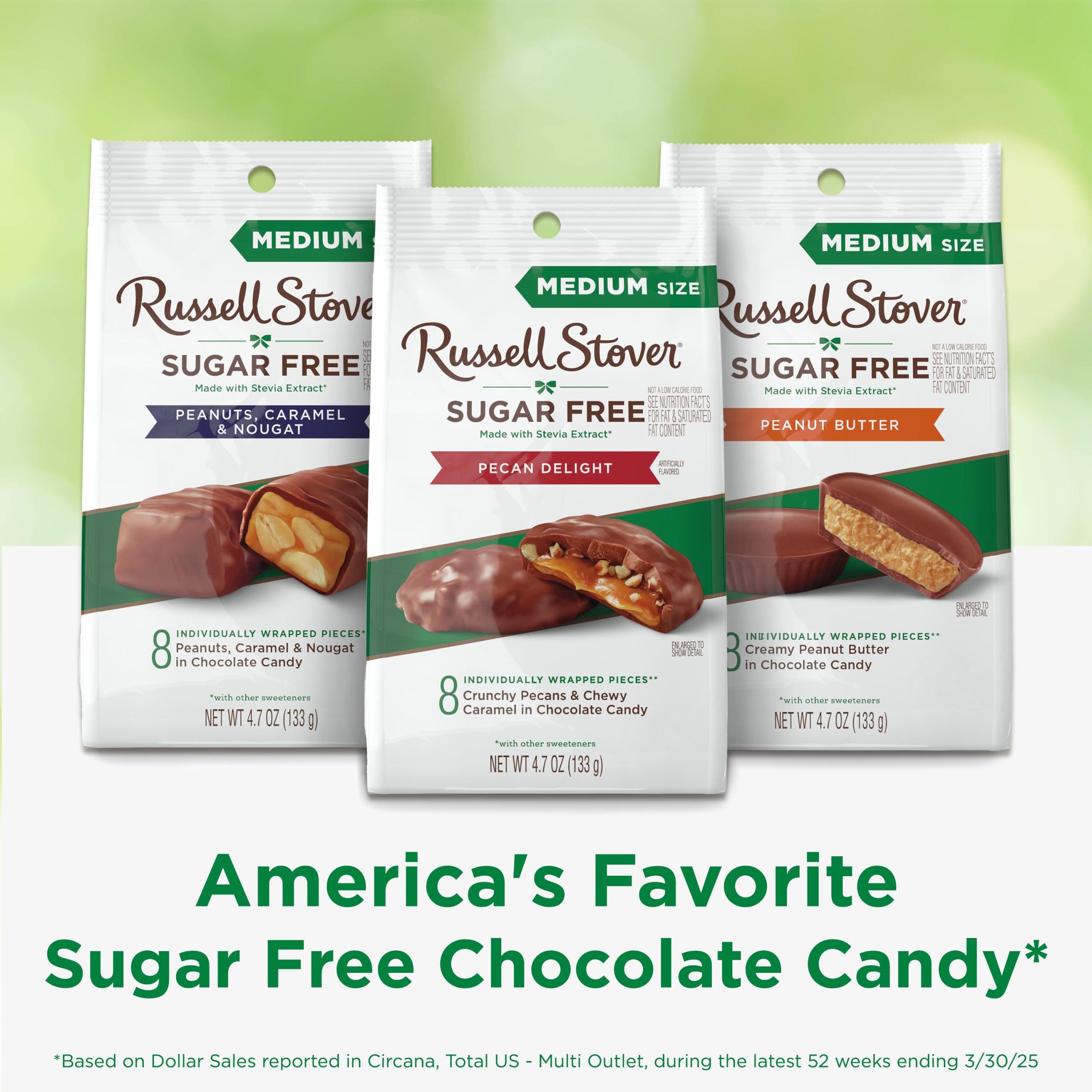 Sugar Free Pecan Delight Chocolate Candy, 4.7 Oz. Bag - Image 4