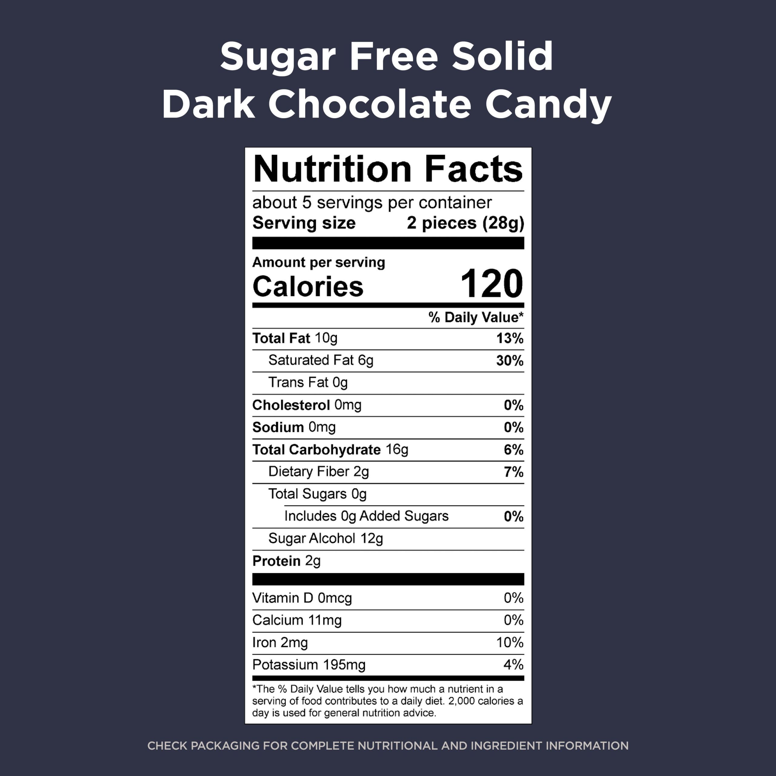 Sugar Free Caramel Chocolate Candy Tiles, 5 Oz. Bag - Image 79