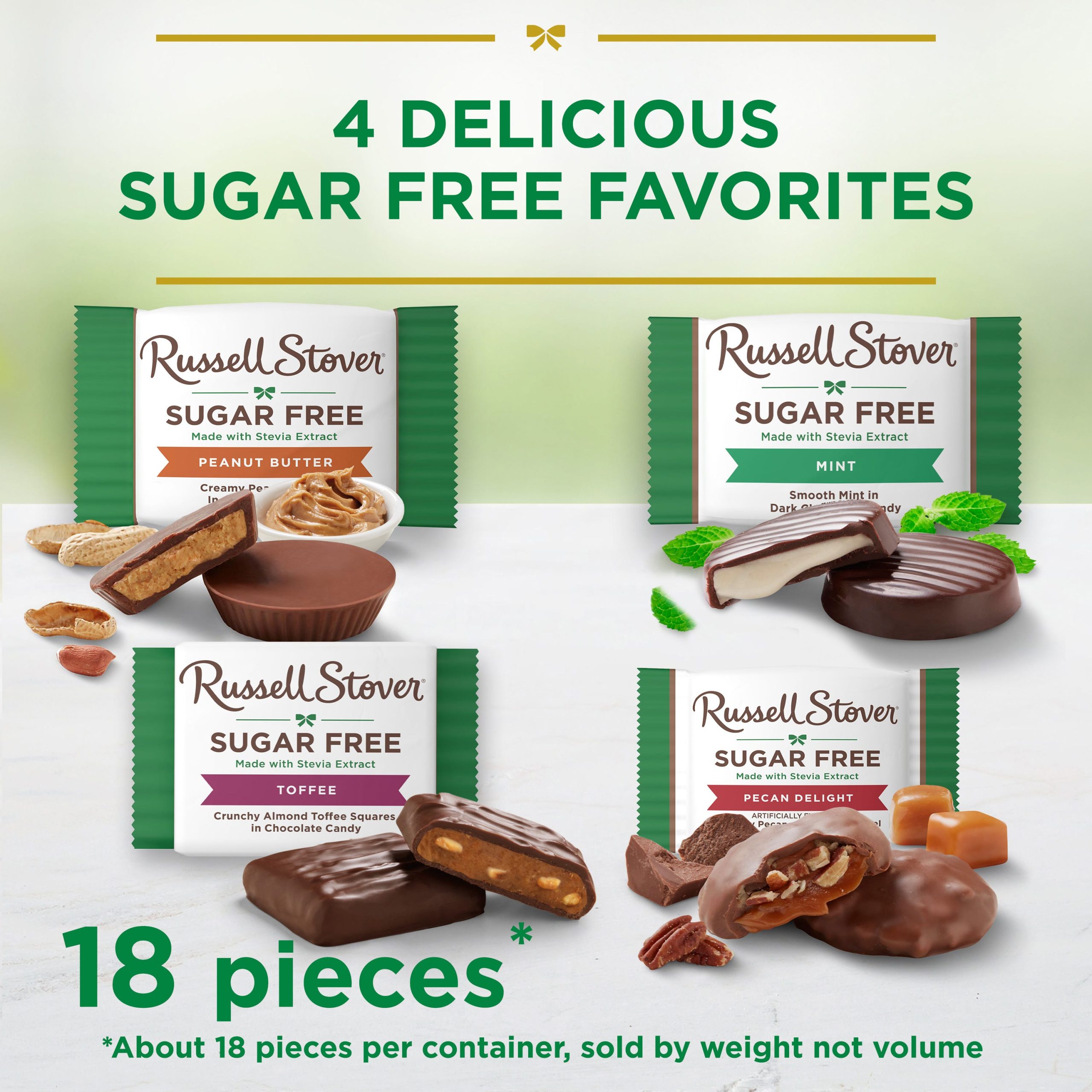 Sugar Free 4 Flavor Mix In Chocolate Candy & Dark Chocolate Candy, 10 Oz. Bag - Image 2