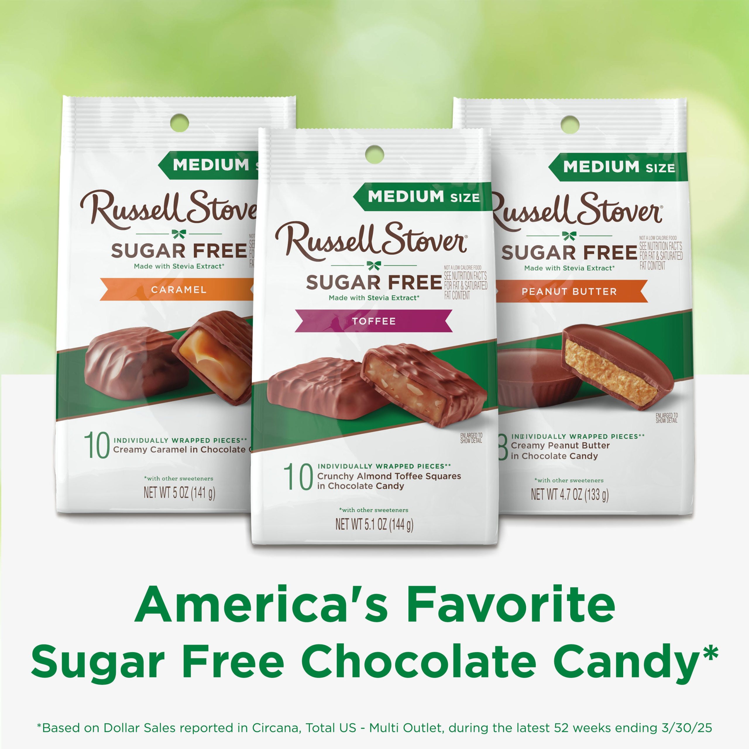 Sugar Free Pecan Delight Chocolate Candy, 4.7 Oz. Bag - Image 42