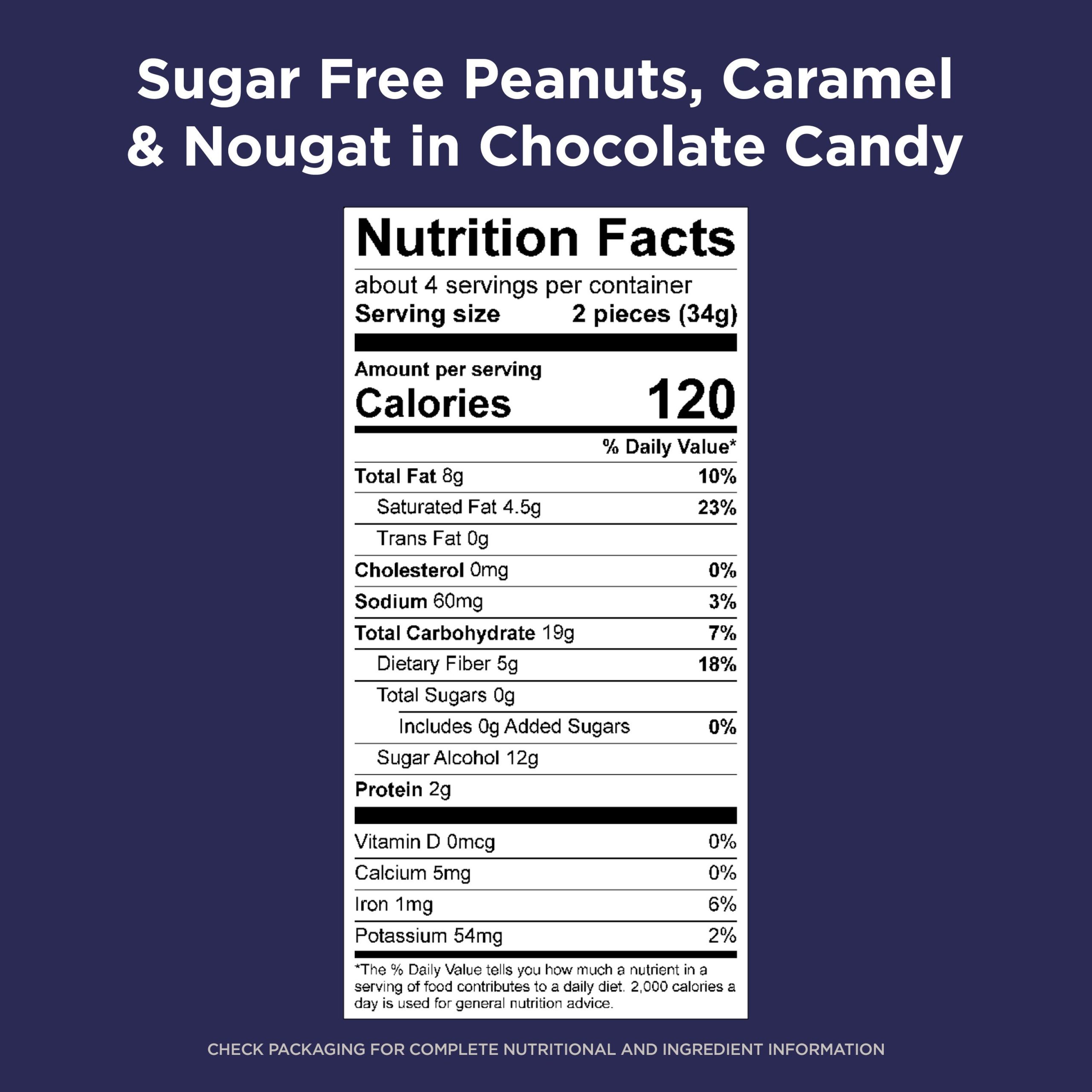 Sugar Free Caramel Chocolate Candy Tiles, 5 Oz. Bag - Image 52