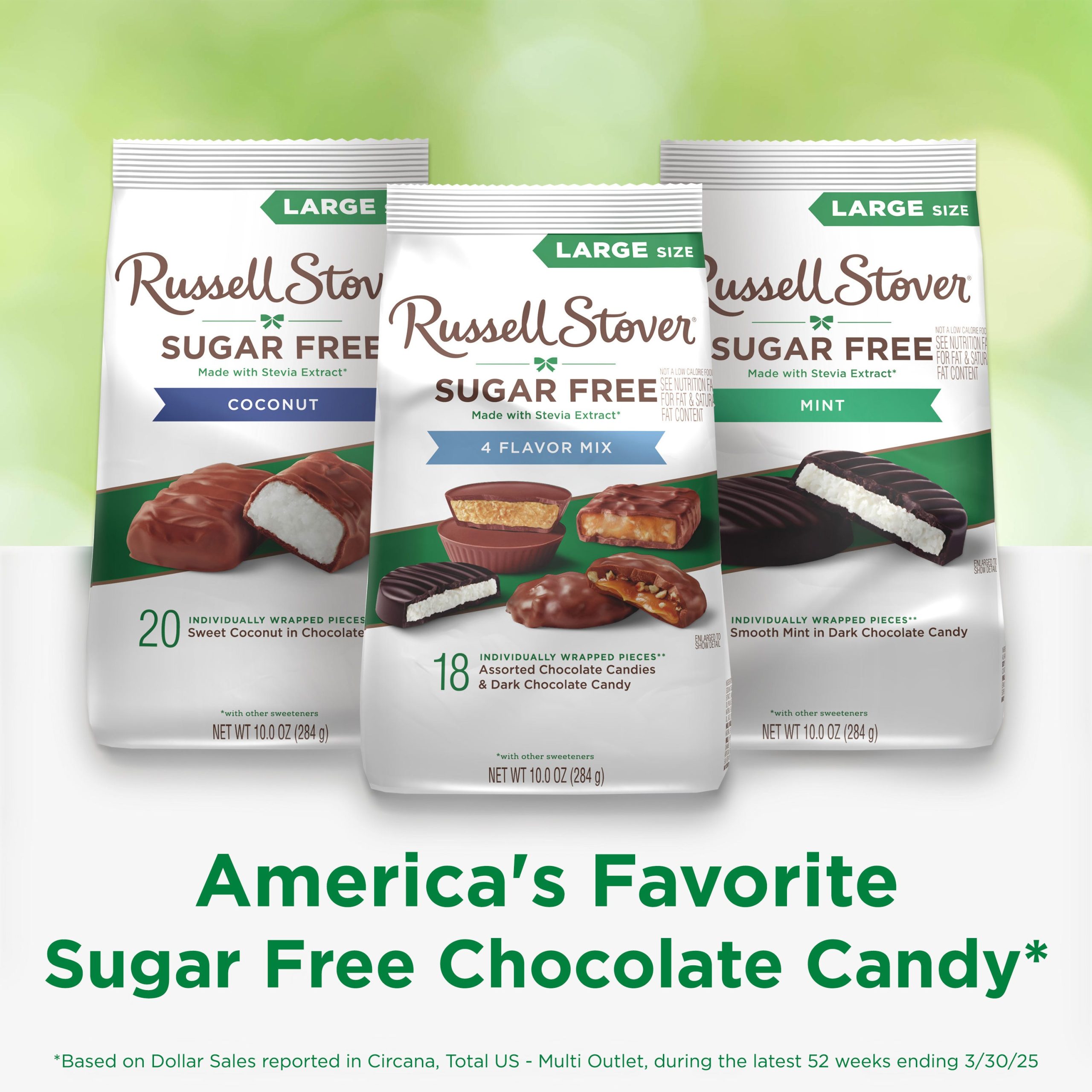 Sugar Free 4 Flavor Mix In Chocolate Candy & Dark Chocolate Candy, 10 Oz. Bag - Image 7