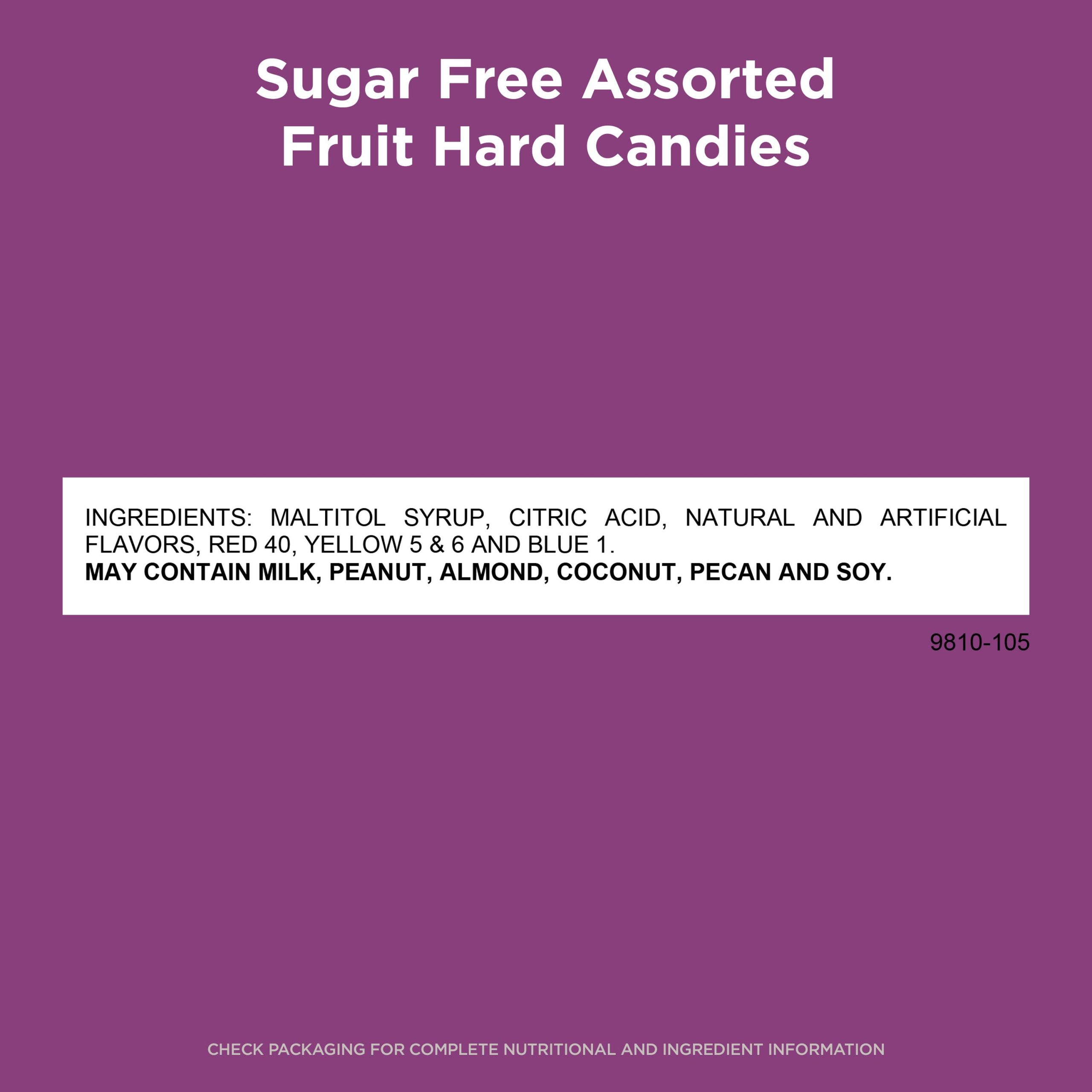 Sugar Free Assorted Fruit Hard Candy, 12 Oz. Bag - Image 5