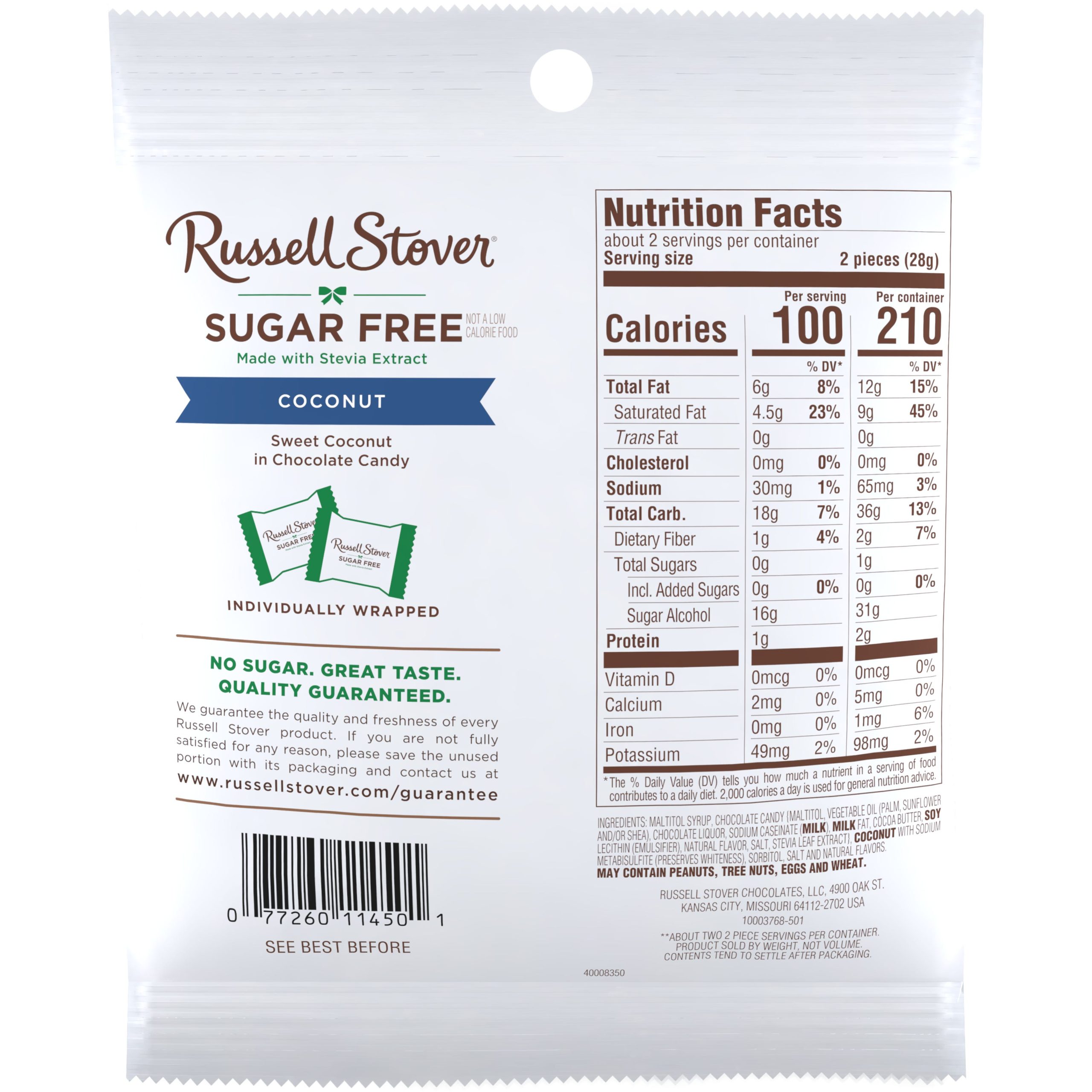 Sugar Free Strawberry Flavored Cr??me Candy, 2 Oz. Bag - Image 46