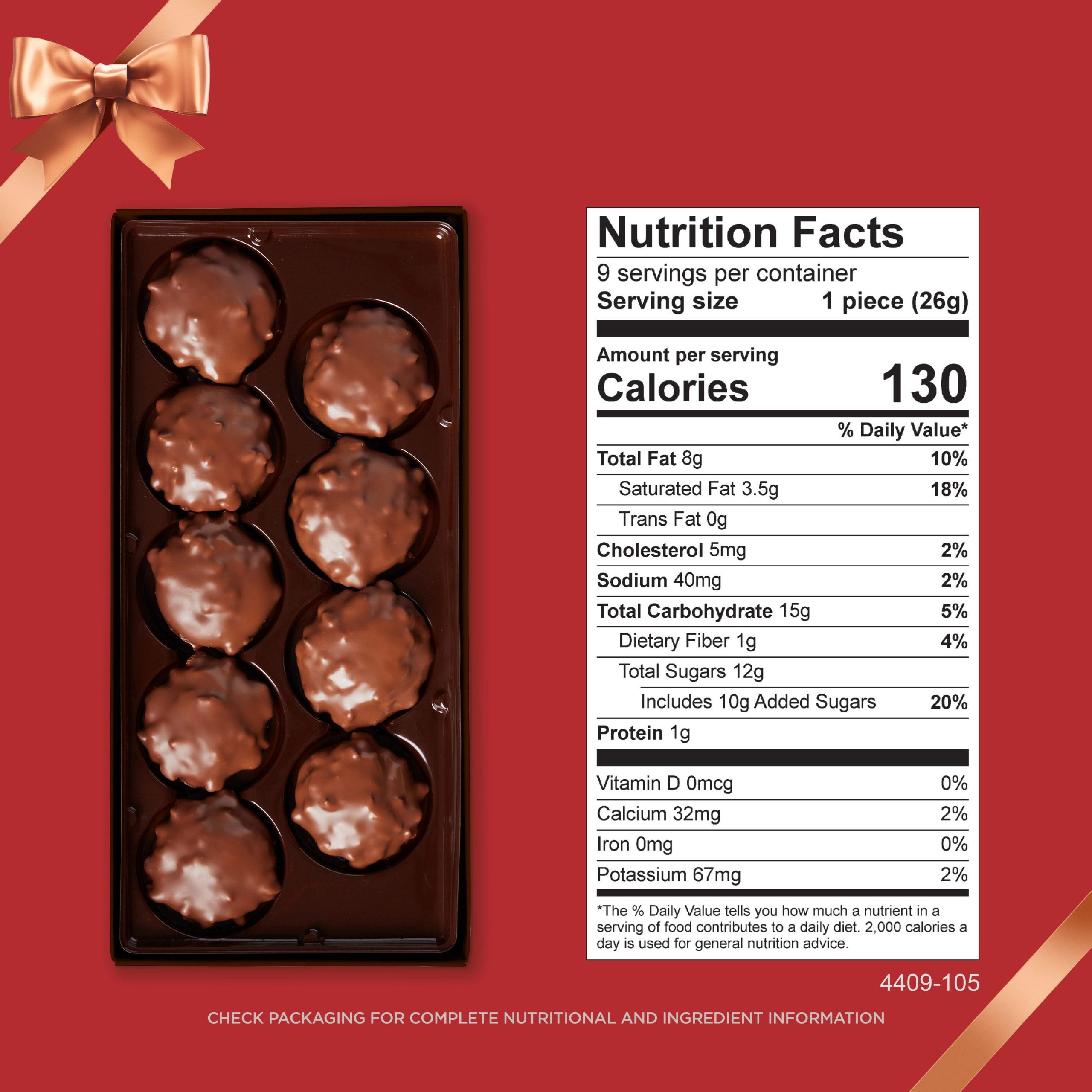 Milk Chocolate Pecan Delights, 8.1 oz. Box - Image 6
