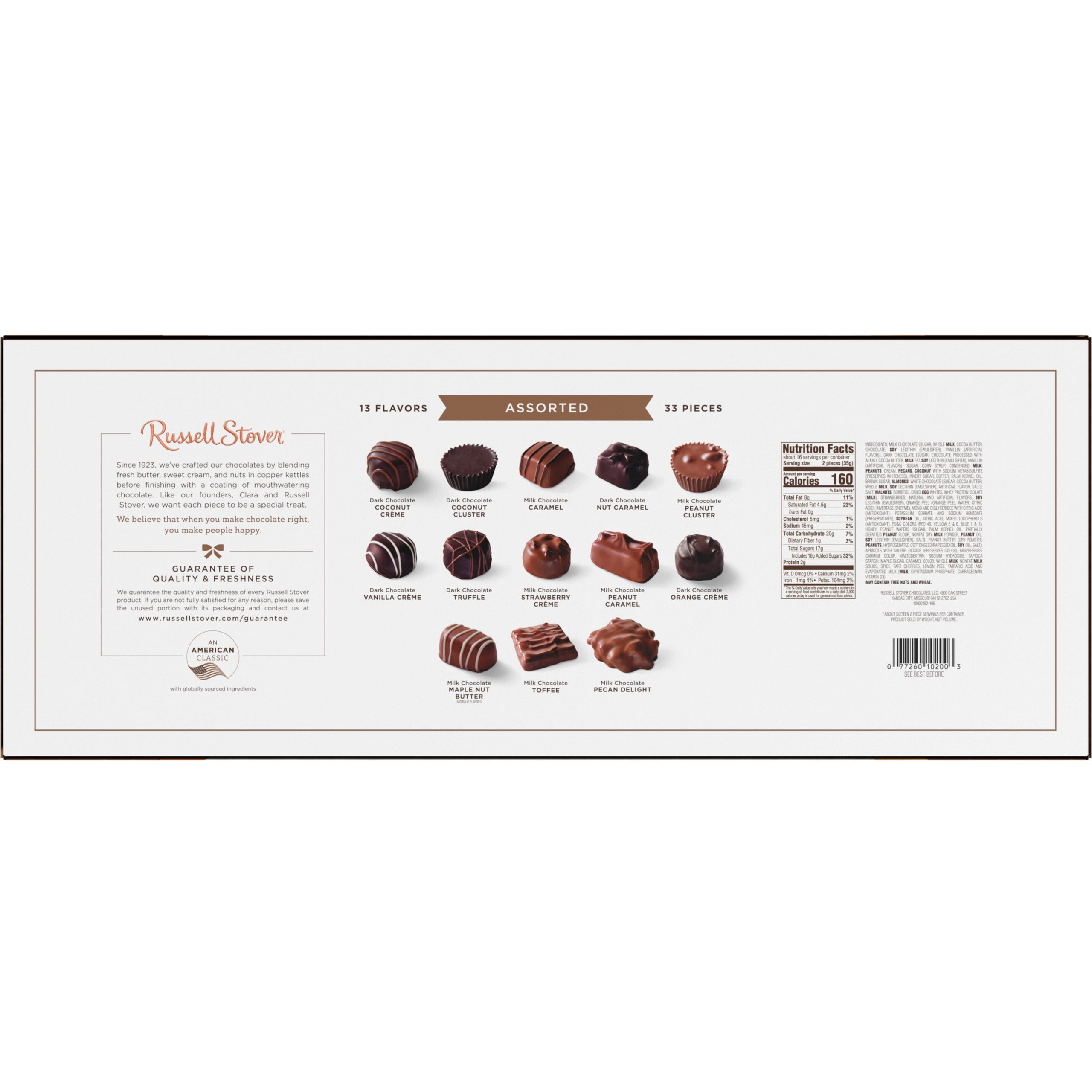 Milk and Dark Chocolate Pecan Delight Big Box, 17.35 oz box - Image 15