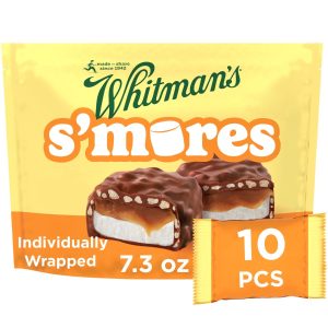 Whitman's Milk Chocolate Caramel S'mores Bag, 7.3 oz bag