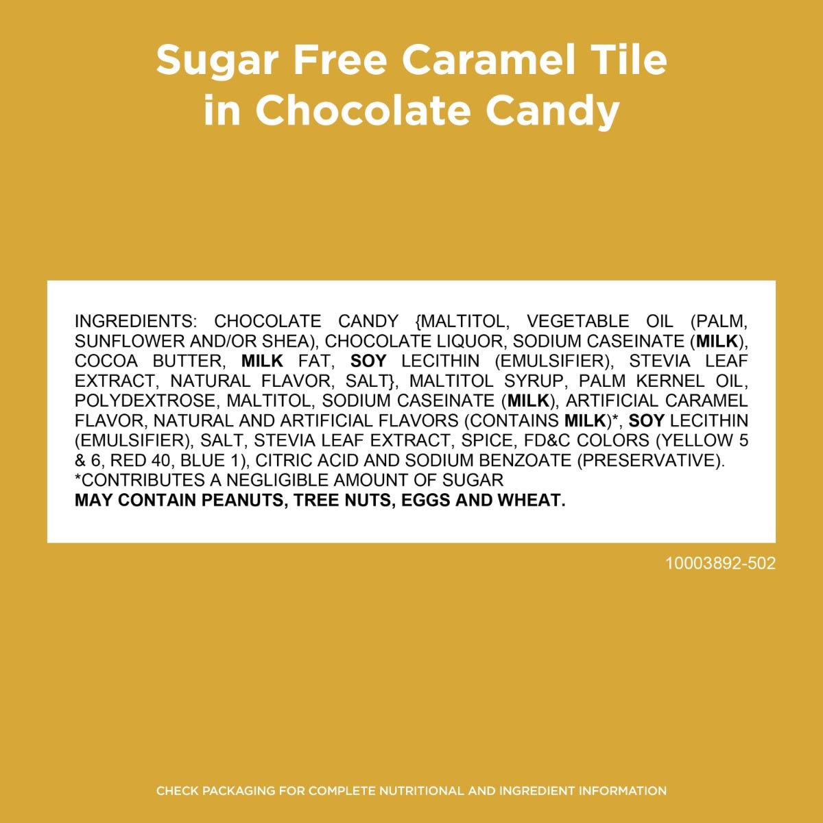 Sugar Free Caramel Chocolate Candy Tiles, 5 Oz. Bag - Image 5