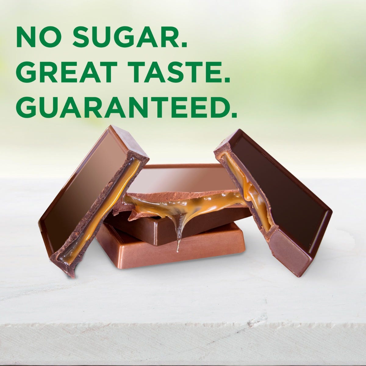 Sugar Free Caramel Chocolate Candy Tiles, 5 Oz. Bag - Image 3