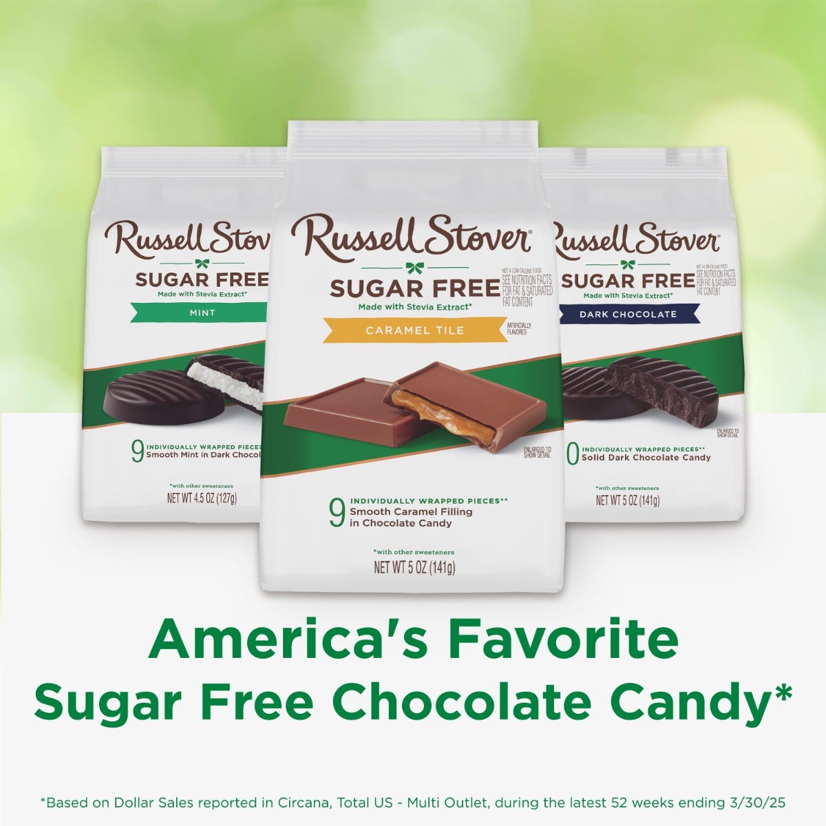 Sugar Free Caramel Chocolate Candy Tiles, 5 Oz. Bag - Image 4