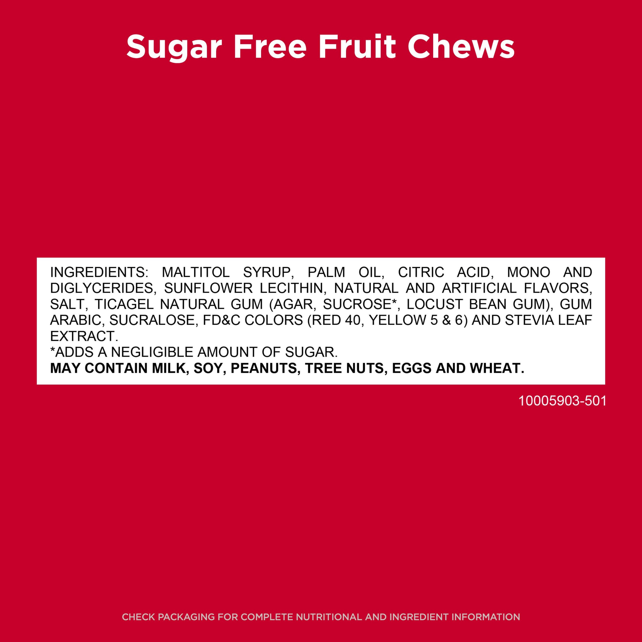 Sugar Free Fruit Chews Candy, 4.5 Oz. Bag - Image 5