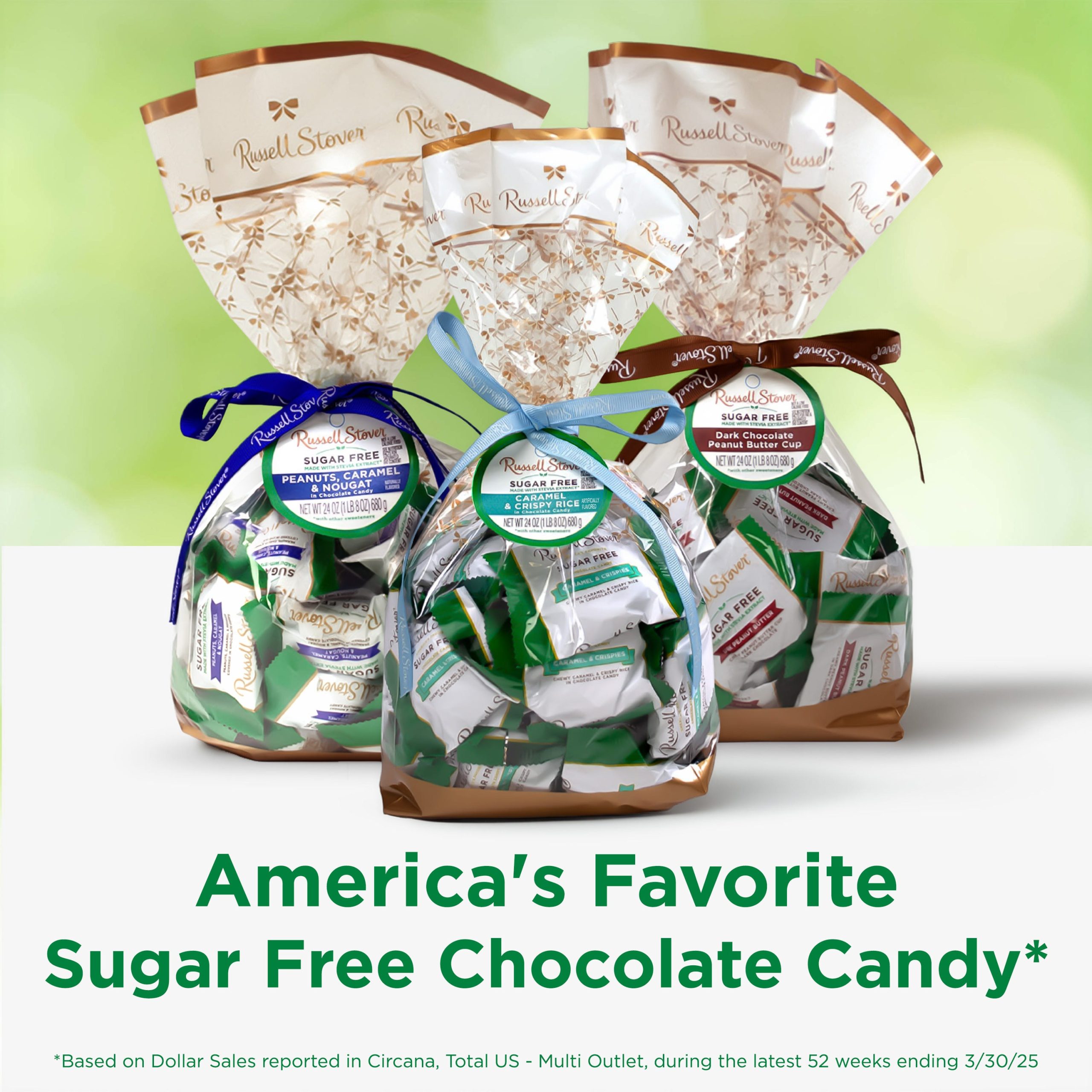 Sugar Free Dark Chocolate Peanut Butter Cup Candy Gift Bag, 24 Oz. - Image 43