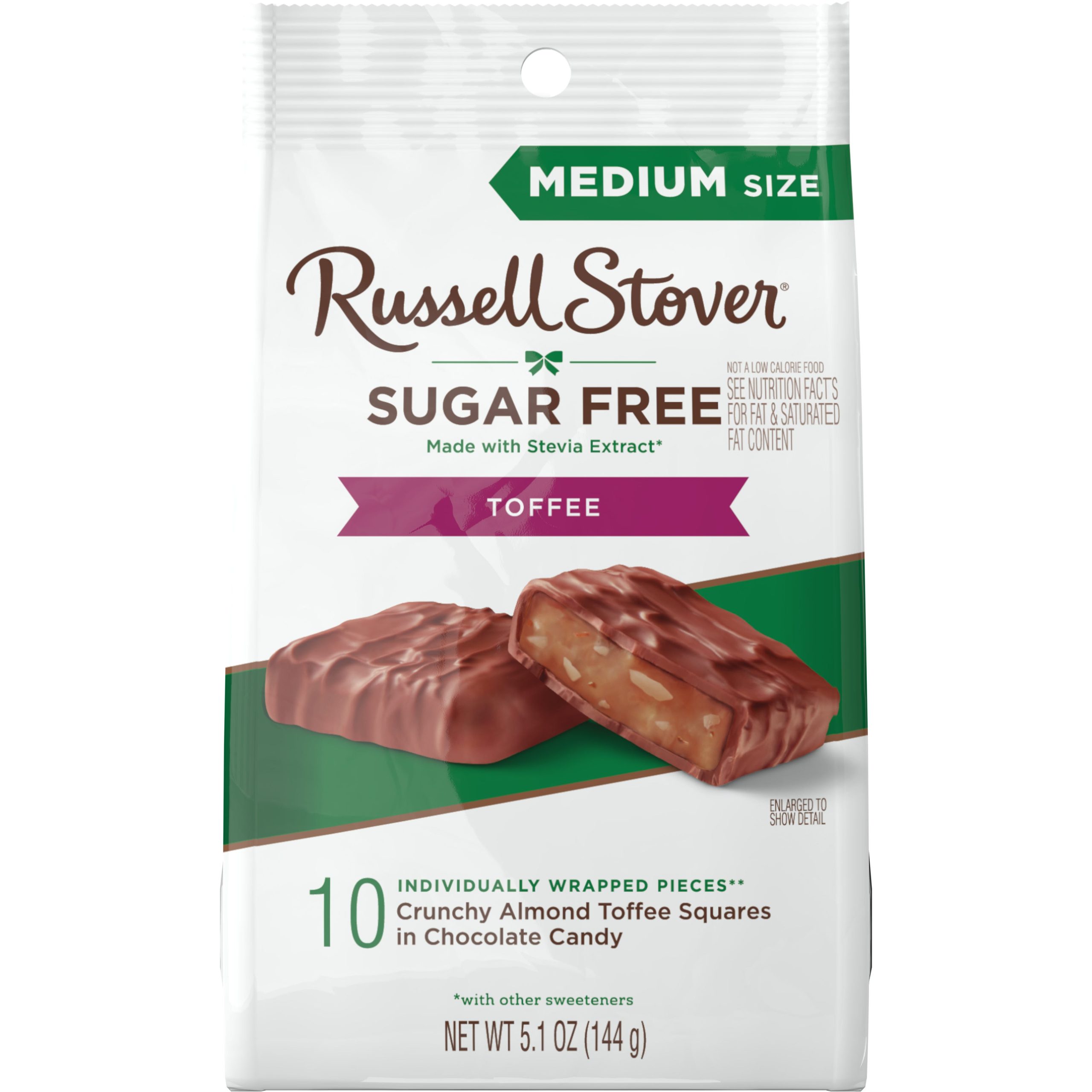 Sugar Free Pecan Delight Chocolate Candy, 4.7 Oz. Bag - Image 46